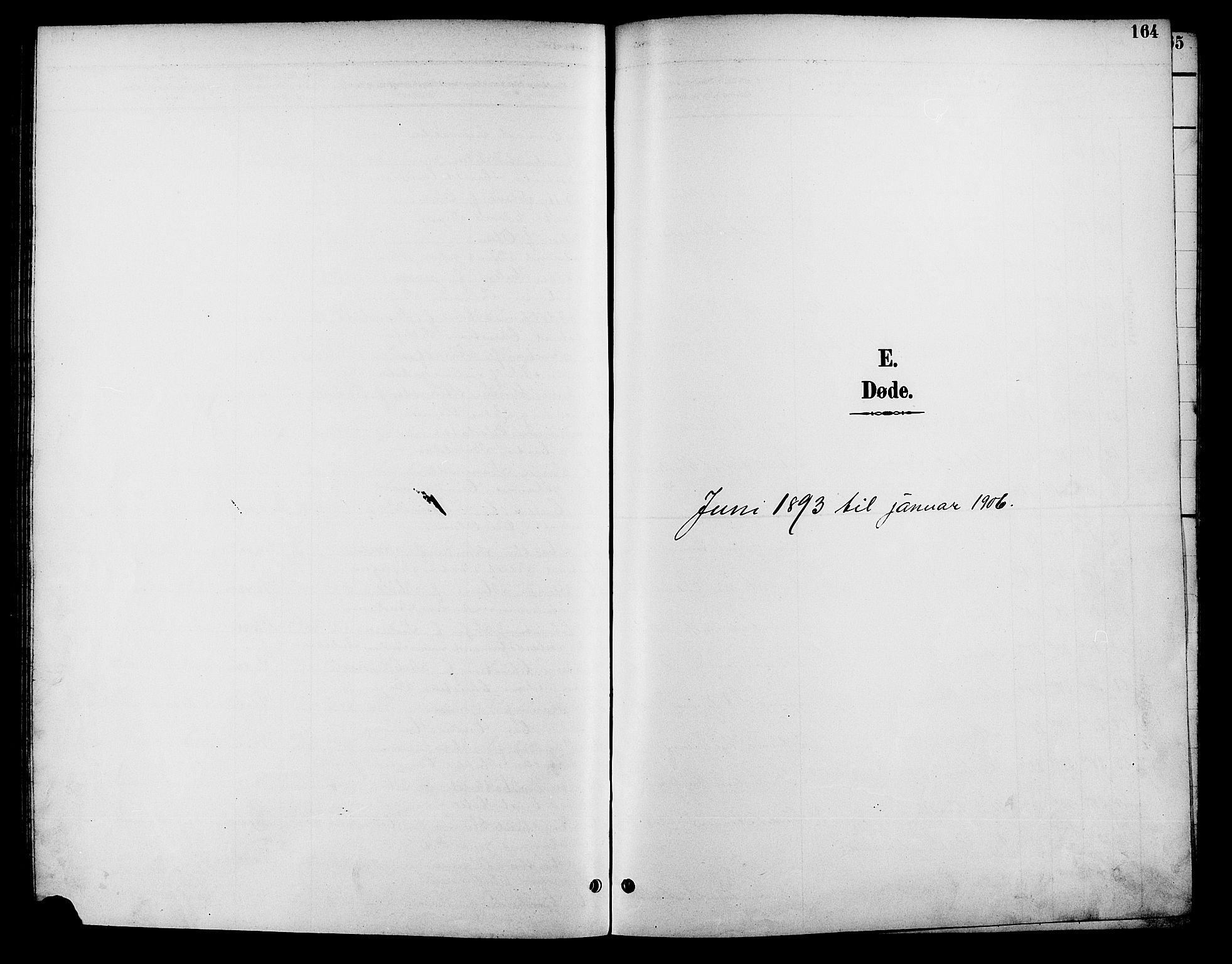 Kristiansand domprosti, AV/SAK-1112-0006/F/Fb/L0017: Parish register (copy) no. B 17, 1893-1906, p. 164