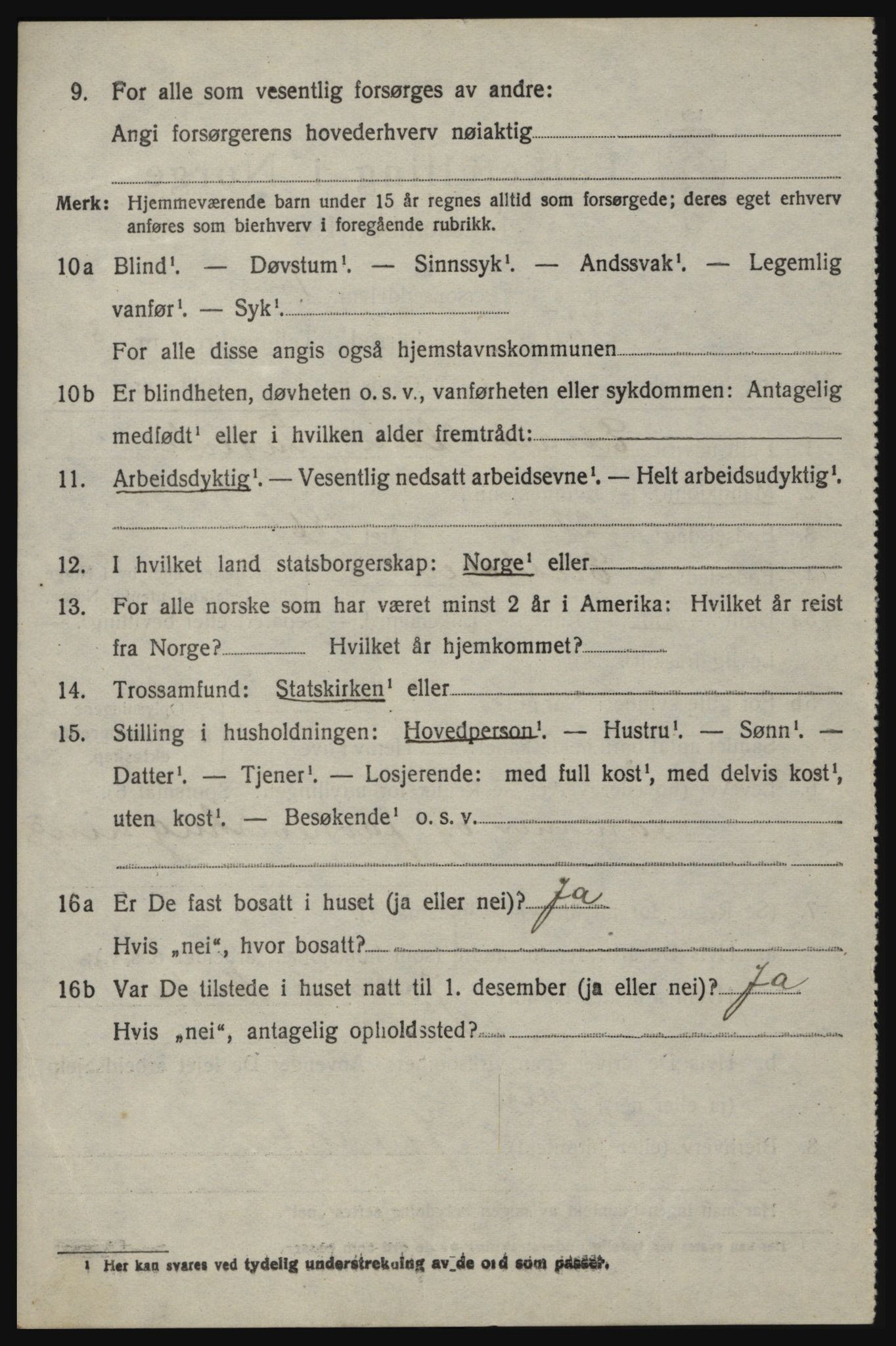 SAO, 1920 census for Idd, 1920, p. 9530