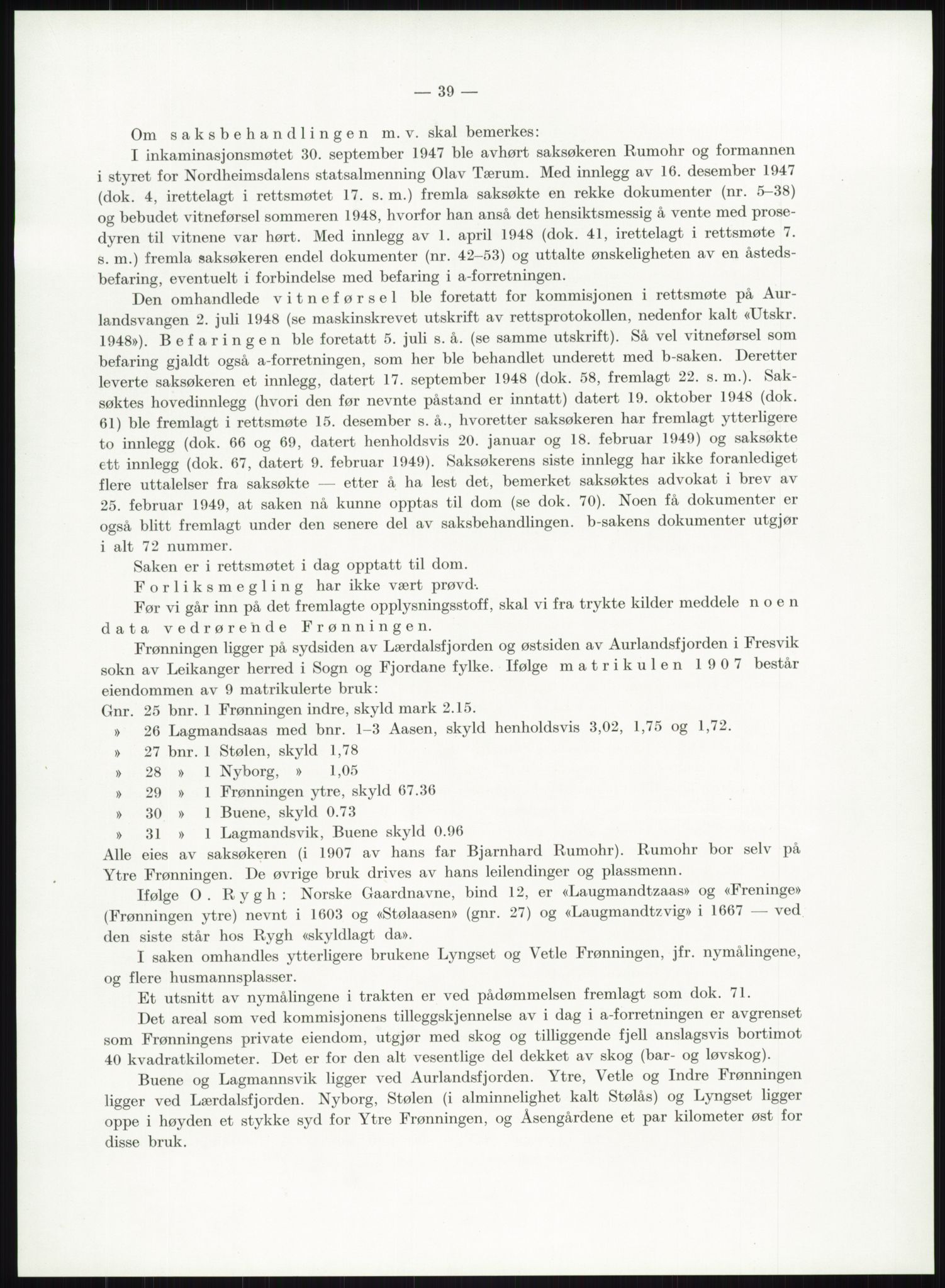 Høyfjellskommisjonen, AV/RA-S-1546/X/Xa/L0001: Nr. 1-33, 1909-1953, p. 3288