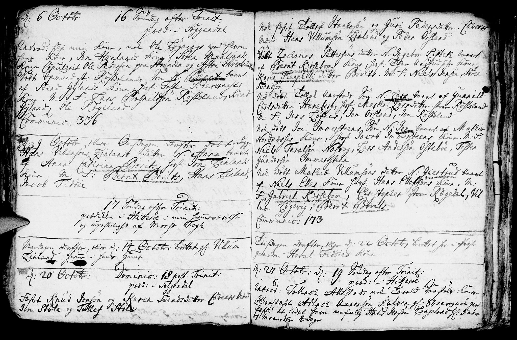 Sokndal sokneprestkontor, AV/SAST-A-101808: Parish register (official) no. A 1, 1729-1740