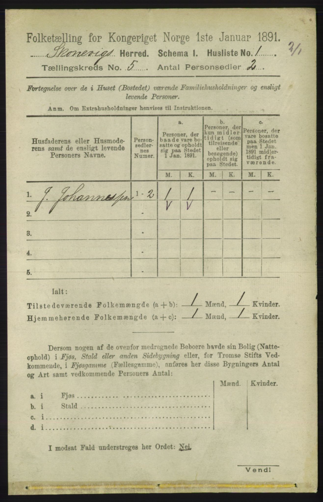 RA, 1891 census for 1212 Skånevik, 1891, p. 1221