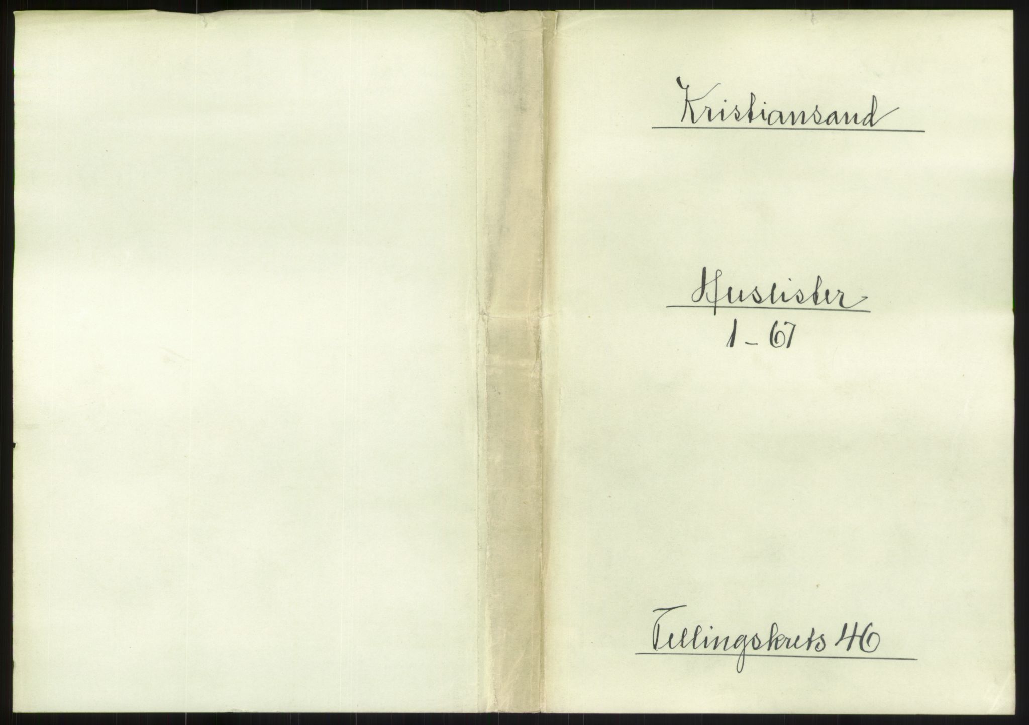 RA, 1891 census for 1001 Kristiansand, 1891, p. 2462