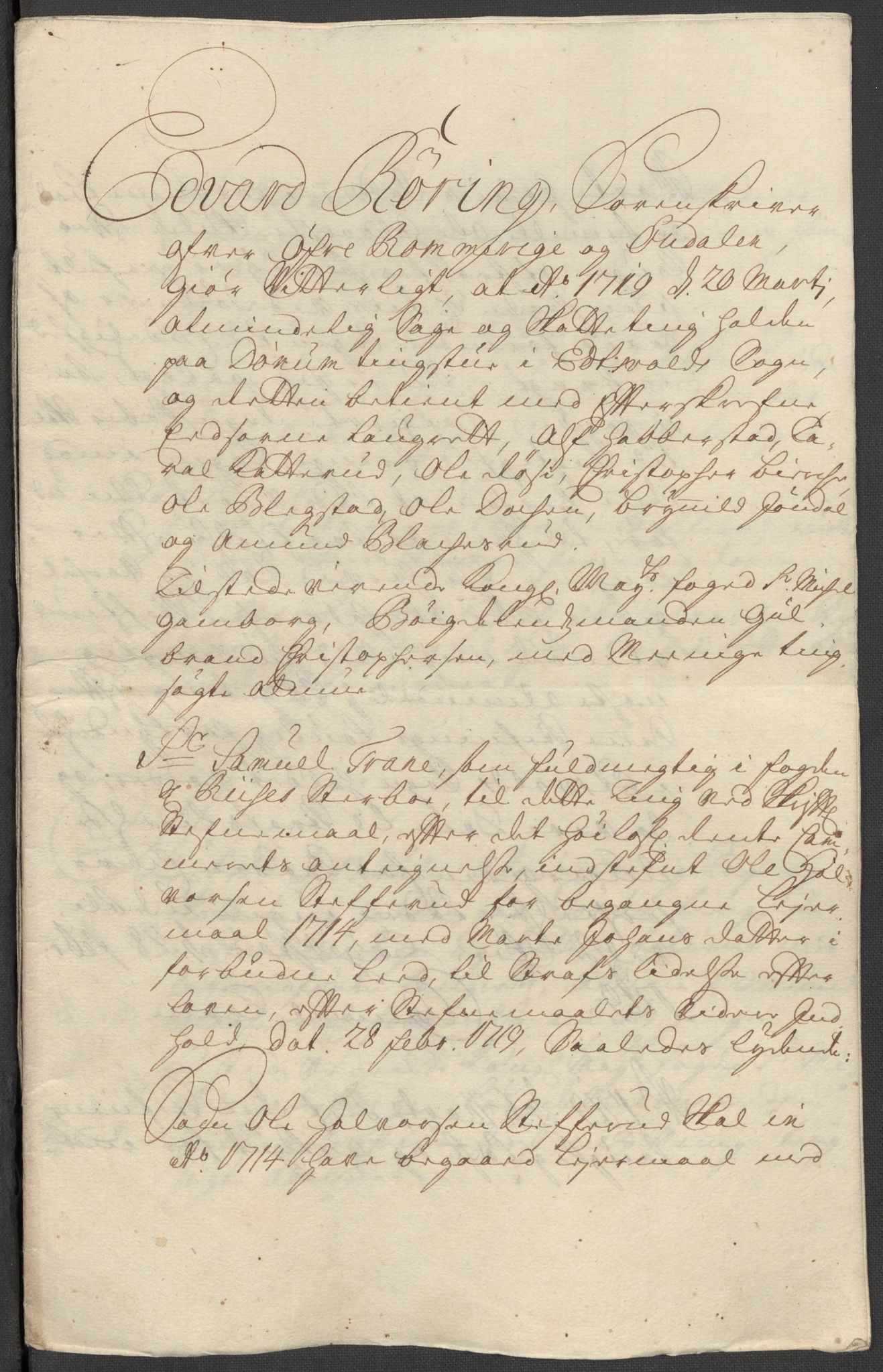 Rentekammeret inntil 1814, Reviderte regnskaper, Fogderegnskap, AV/RA-EA-4092/R12/L0724: Fogderegnskap Øvre Romerike, 1715, p. 260