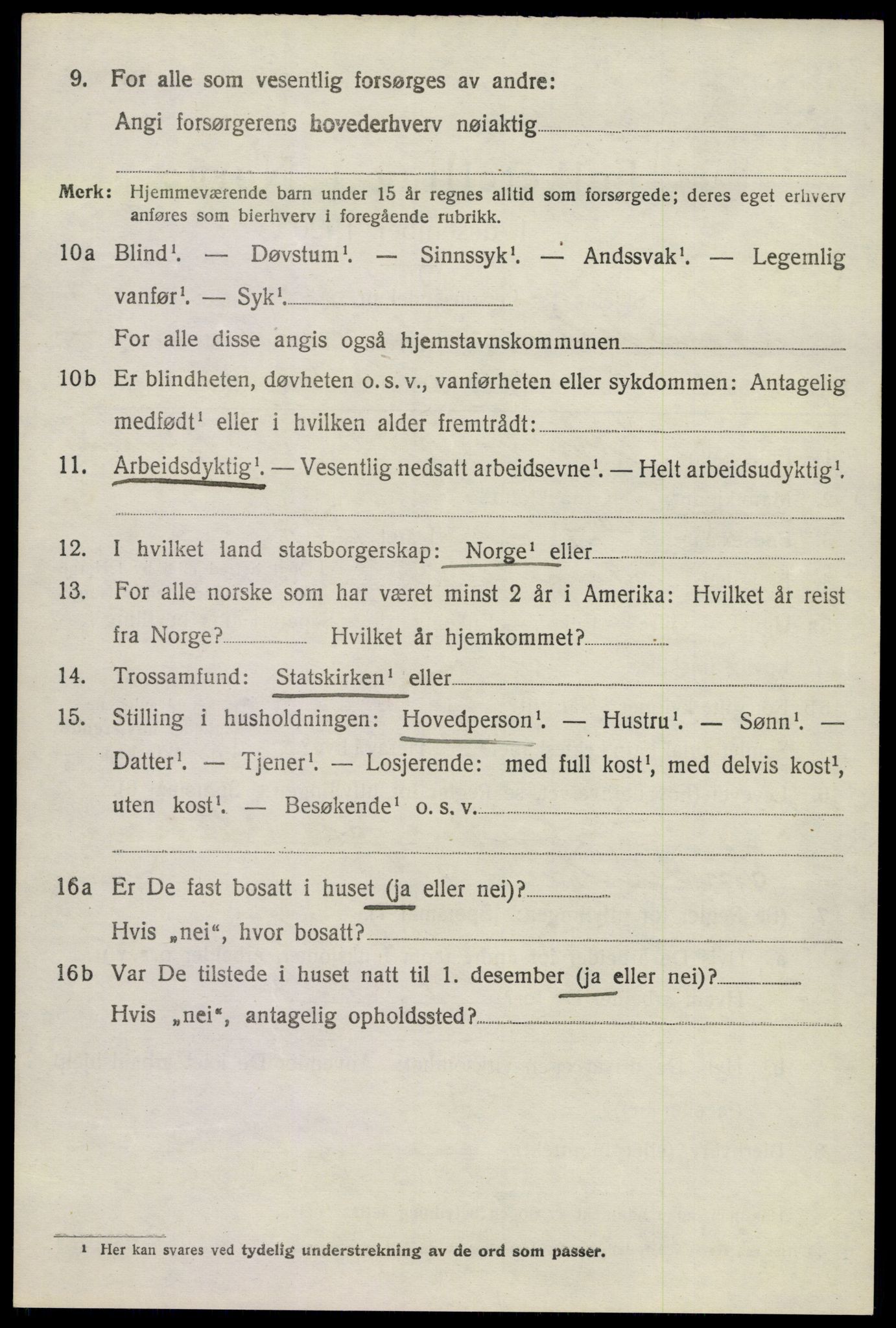 SAKO, 1920 census for Sandeherred, 1920, p. 20781