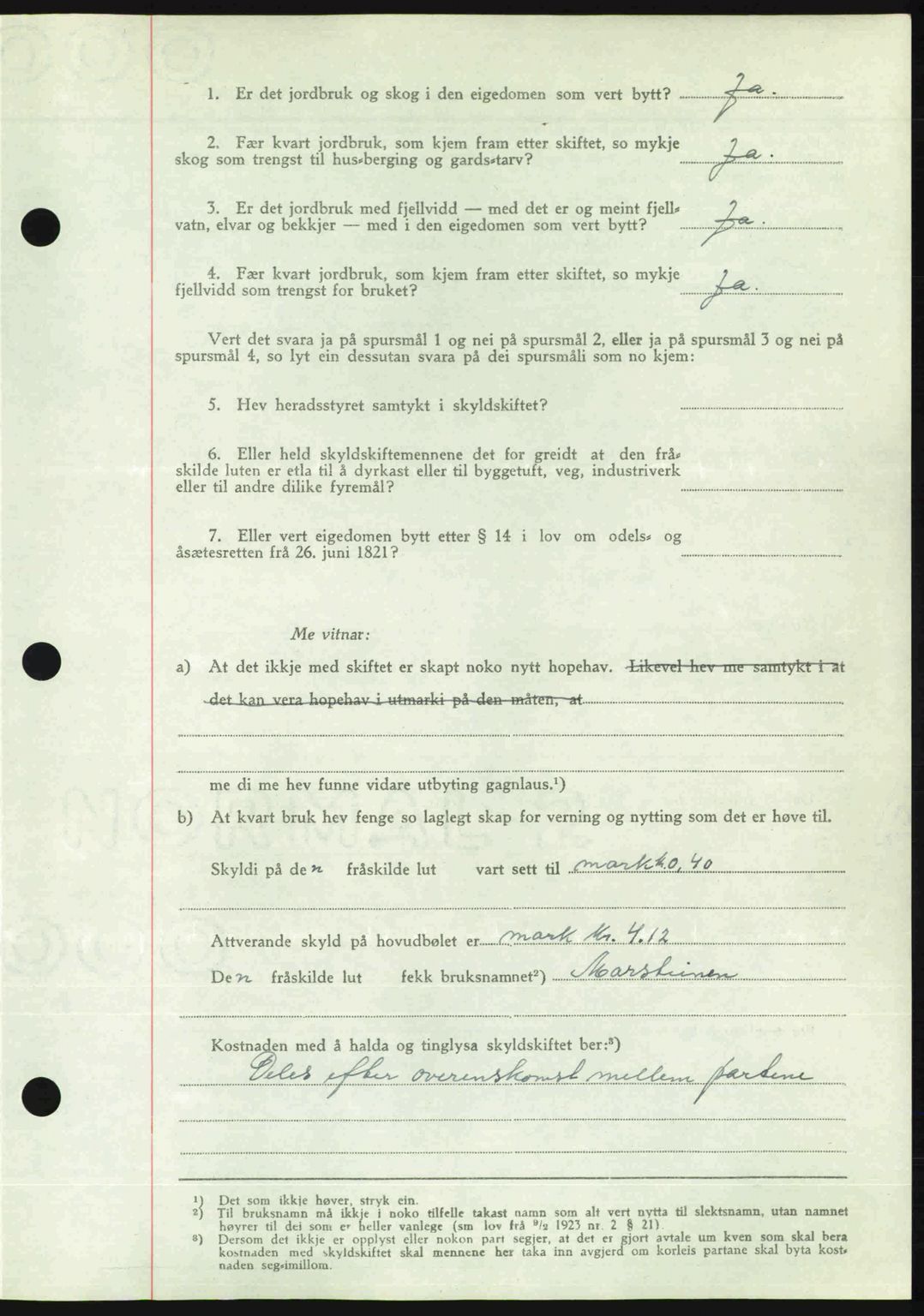 Romsdal sorenskriveri, AV/SAT-A-4149/1/2/2C: Mortgage book no. A23, 1947-1947, Diary no: : 1510/1947