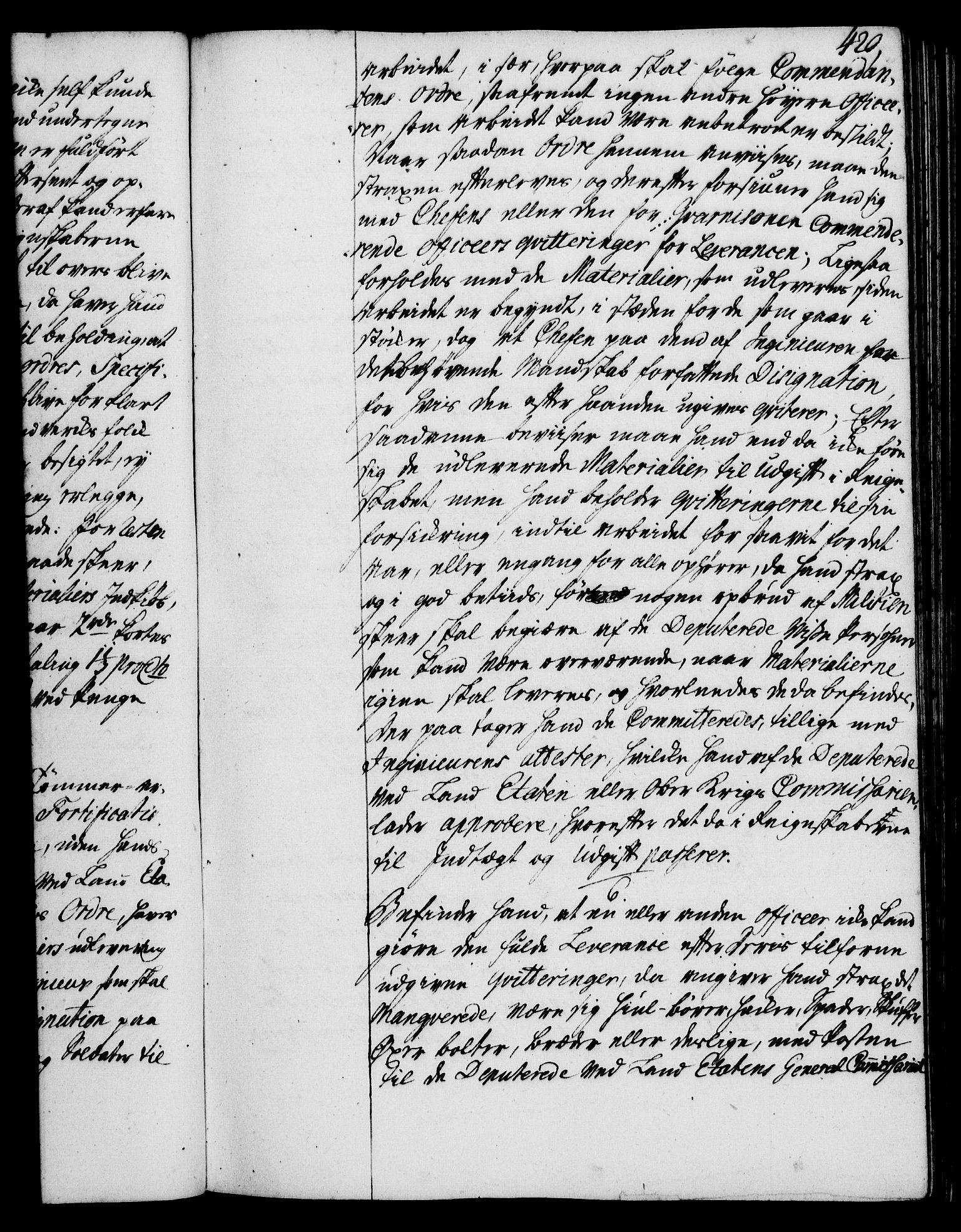Rentekammeret, Kammerkanselliet, RA/EA-3111/G/Gg/Ggi/L0002: Norsk instruksjonsprotokoll med register (merket RK 53.35), 1729-1751, p. 420
