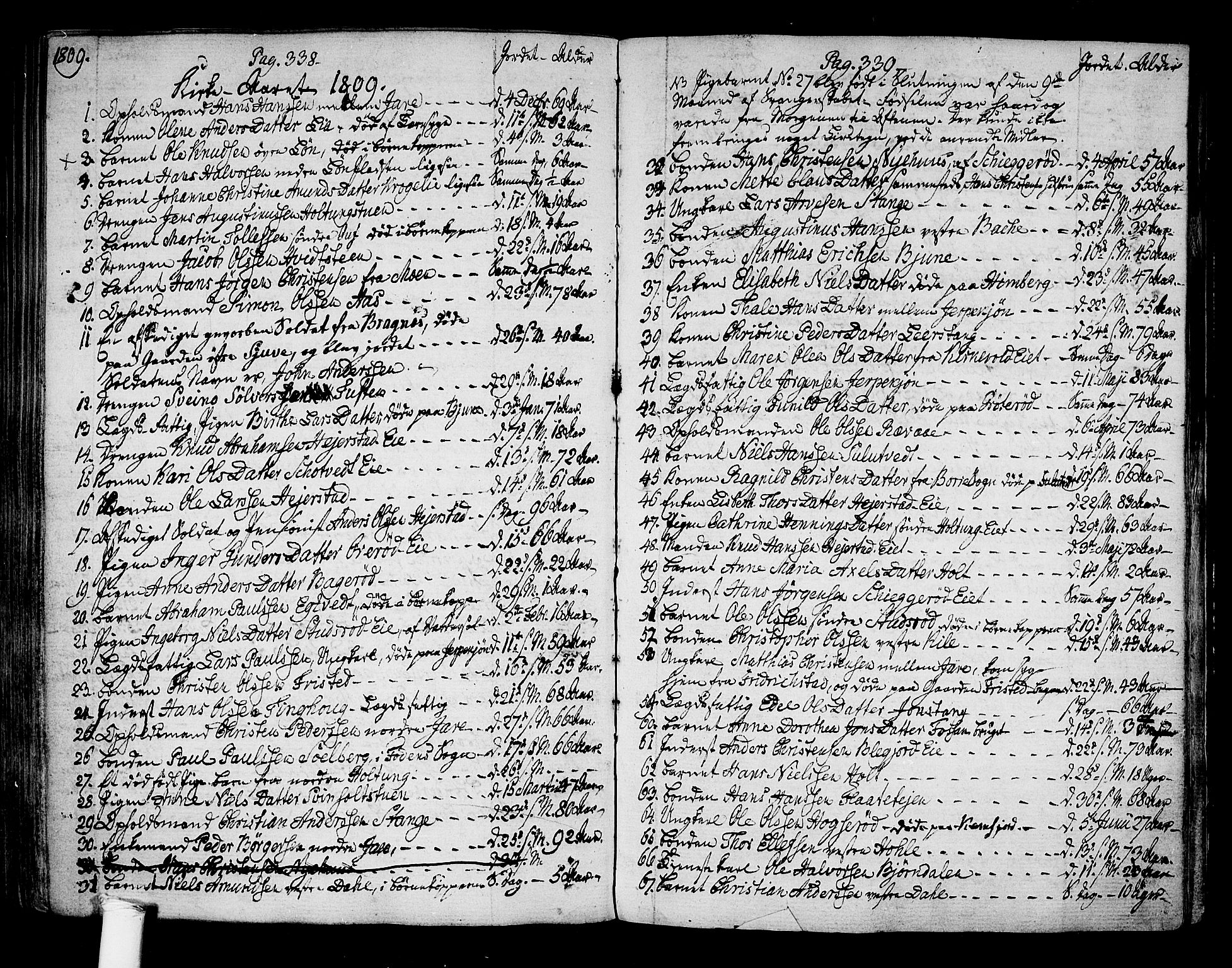 Ramnes kirkebøker, SAKO/A-314/F/Fa/L0003: Parish register (official) no. I 3, 1790-1813, p. 338-339