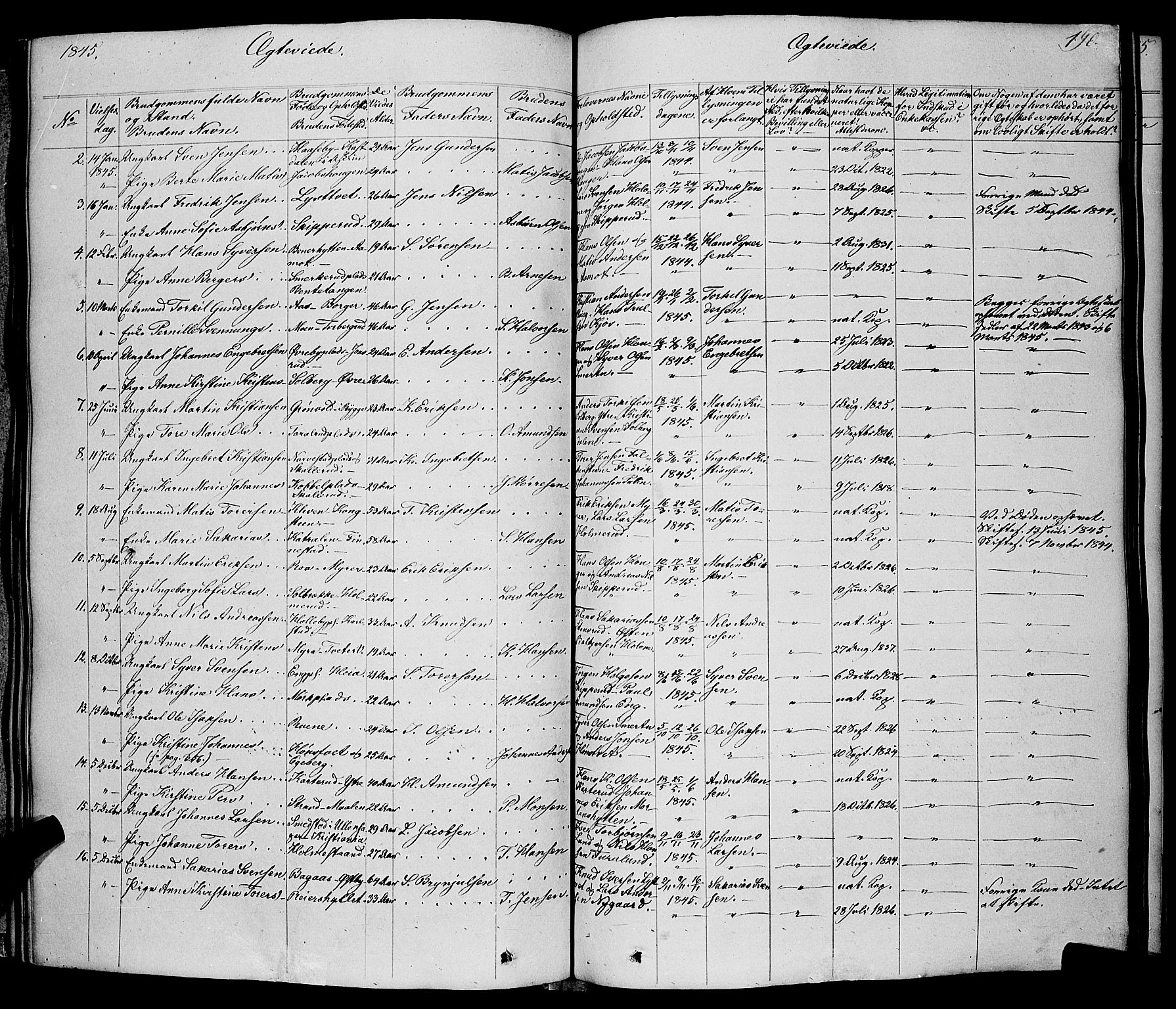 Skiptvet prestekontor Kirkebøker, SAO/A-20009/F/Fa/L0006: Parish register (official) no. 6, 1839-1860, p. 190