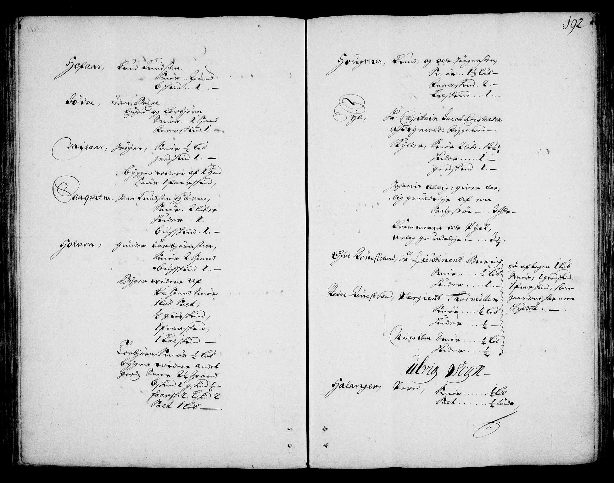 Rentekammeret inntil 1814, Realistisk ordnet avdeling, AV/RA-EA-4070/On/L0002: [Jj 3]: Besiktigelsesforretninger over Halsnøy klosters gods, 1659-1703, p. 191b-192a