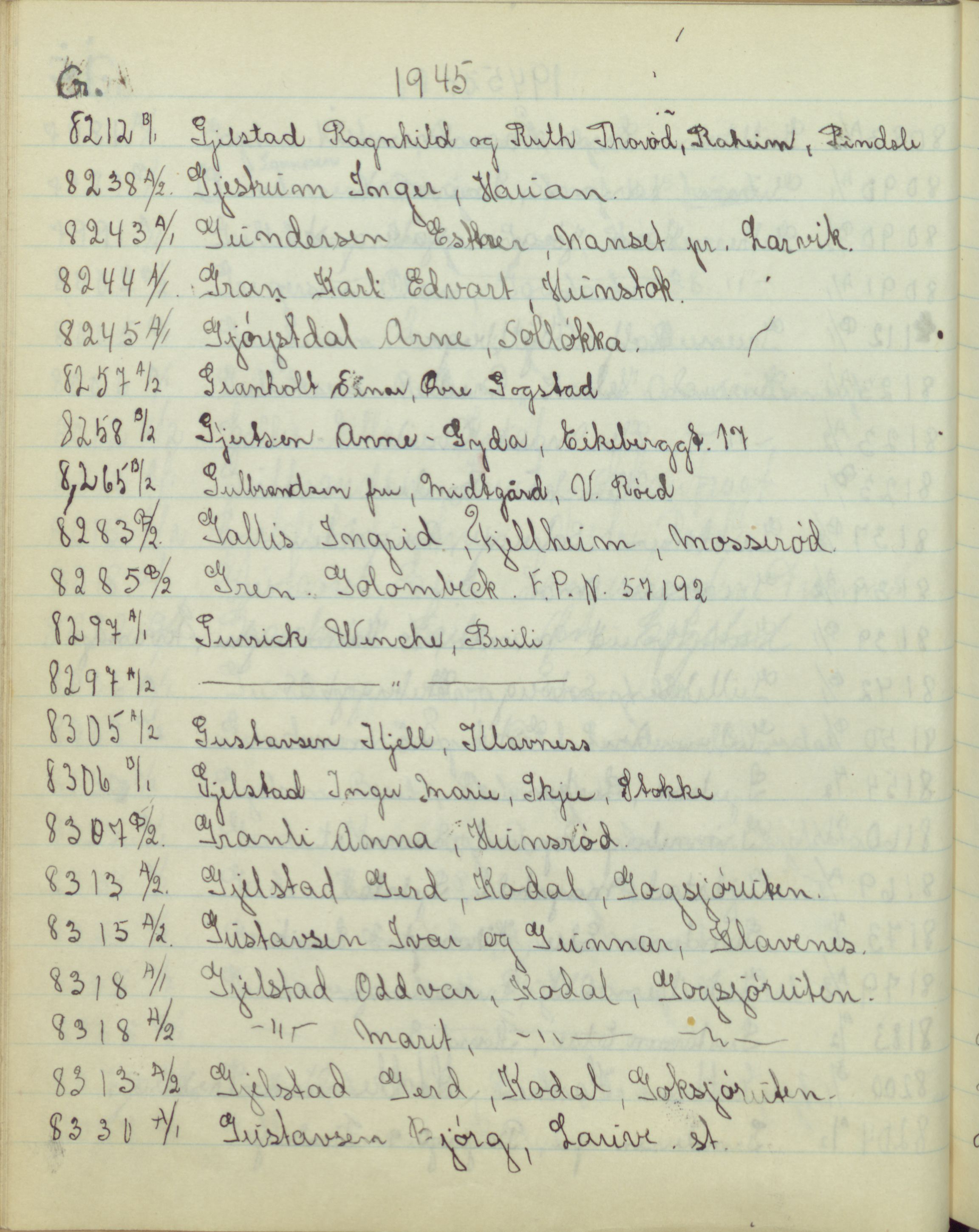 Pa 1494 - Jørgensen, Antonius. Fotograf, VEMU/A-2760/F/Fb, 1927-1984, p. 4540