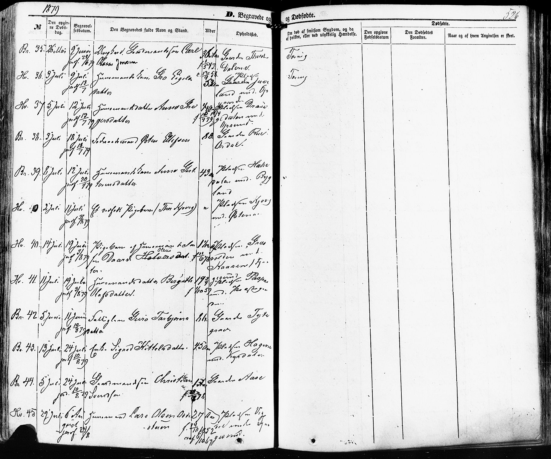 Kviteseid kirkebøker, AV/SAKO-A-276/F/Fa/L0007: Parish register (official) no. I 7, 1859-1881, p. 526