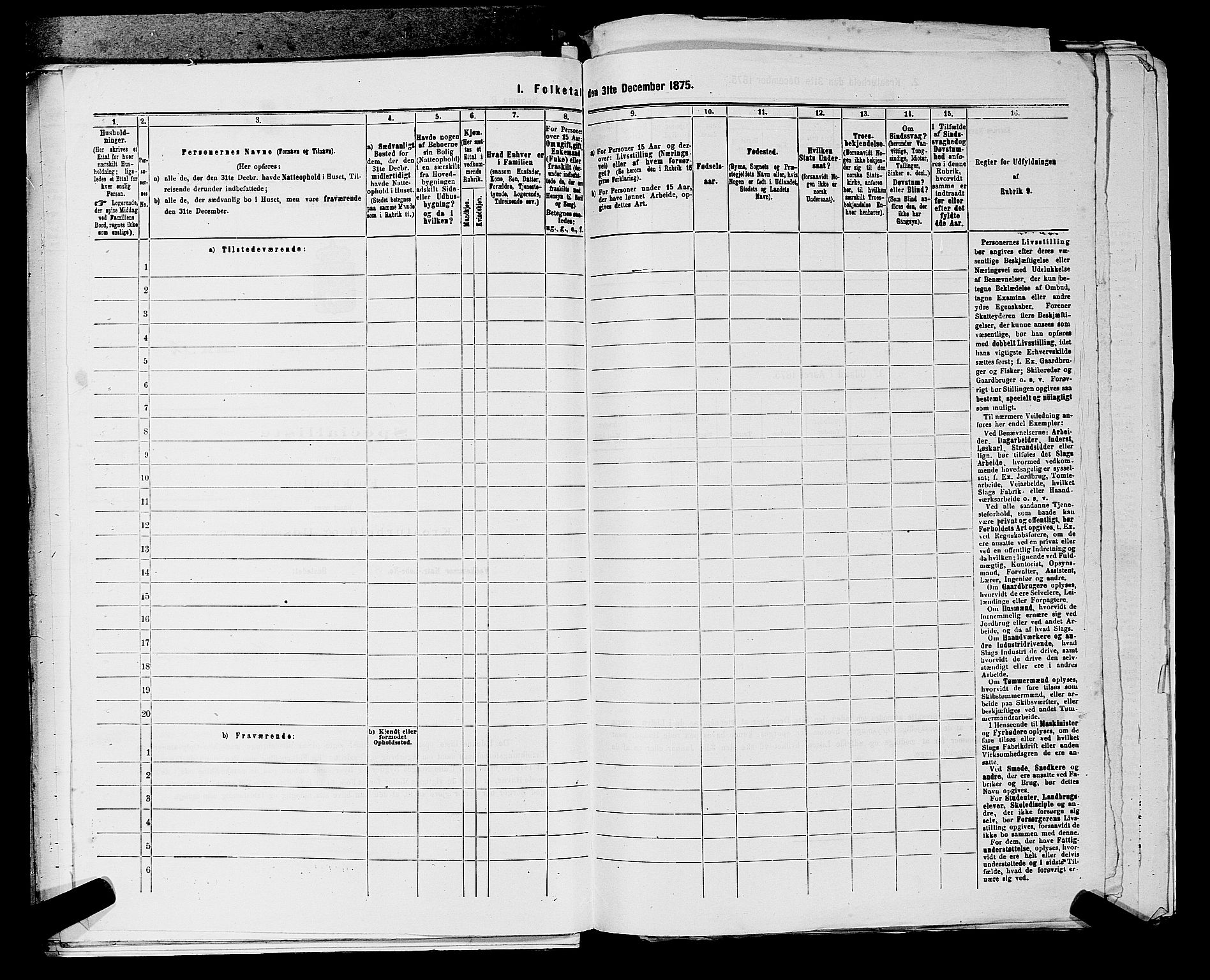 RA, 1875 census for 0229P Enebakk, 1875, p. 536