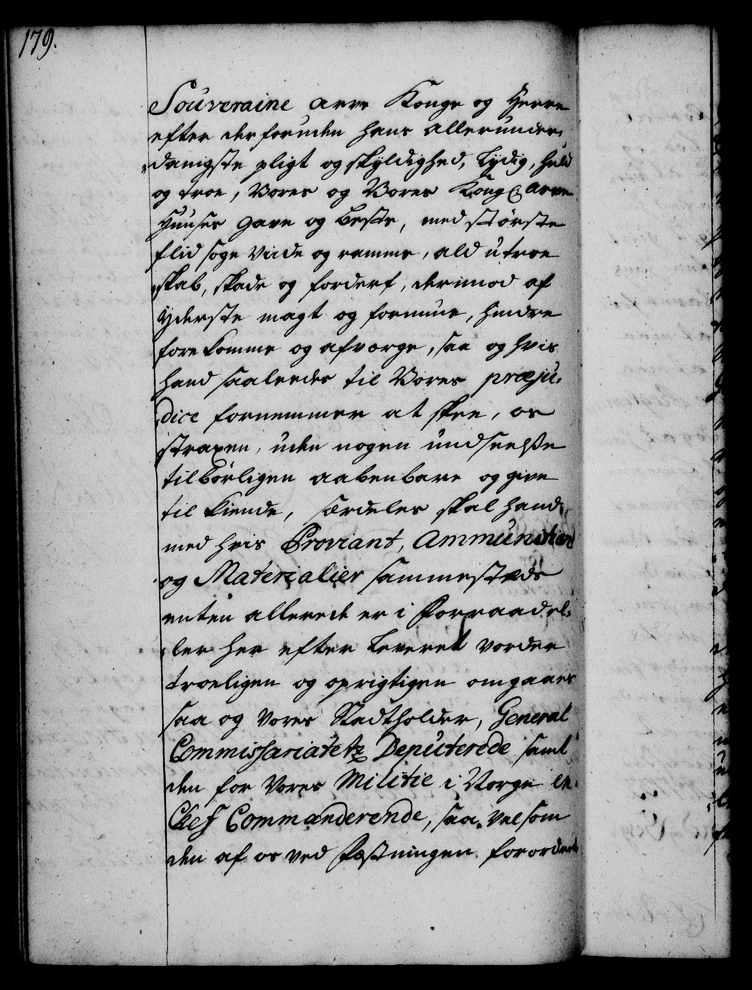 Rentekammeret, Kammerkanselliet, RA/EA-3111/G/Gg/Gge/L0002: Norsk bestallingsprotokoll med register (merket RK 53.26), 1730-1744, p. 179