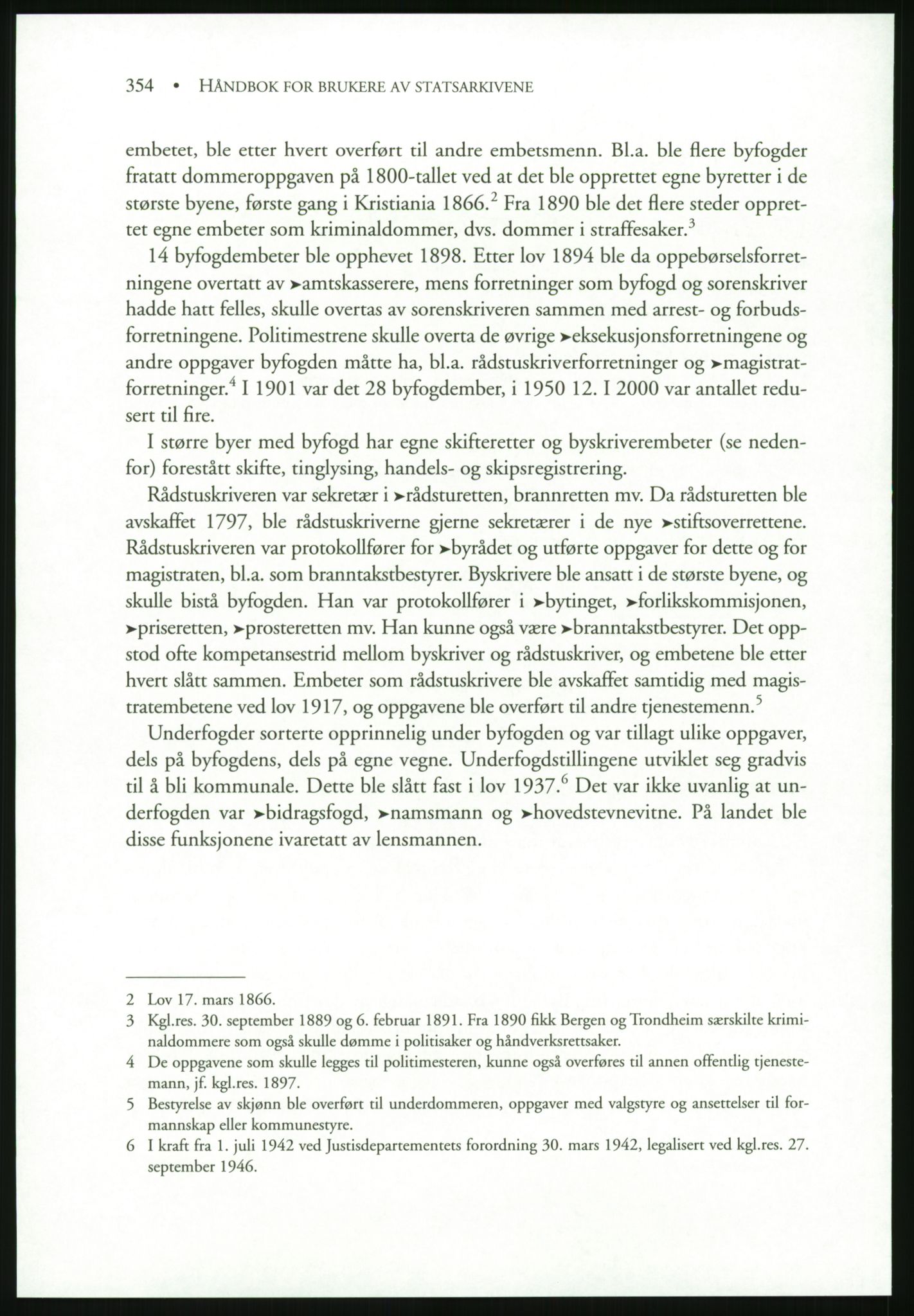 Publikasjoner utgitt av Arkivverket, PUBL/PUBL-001/B/0019: Liv Mykland: Håndbok for brukere av statsarkivene (2005), 2005, p. 354