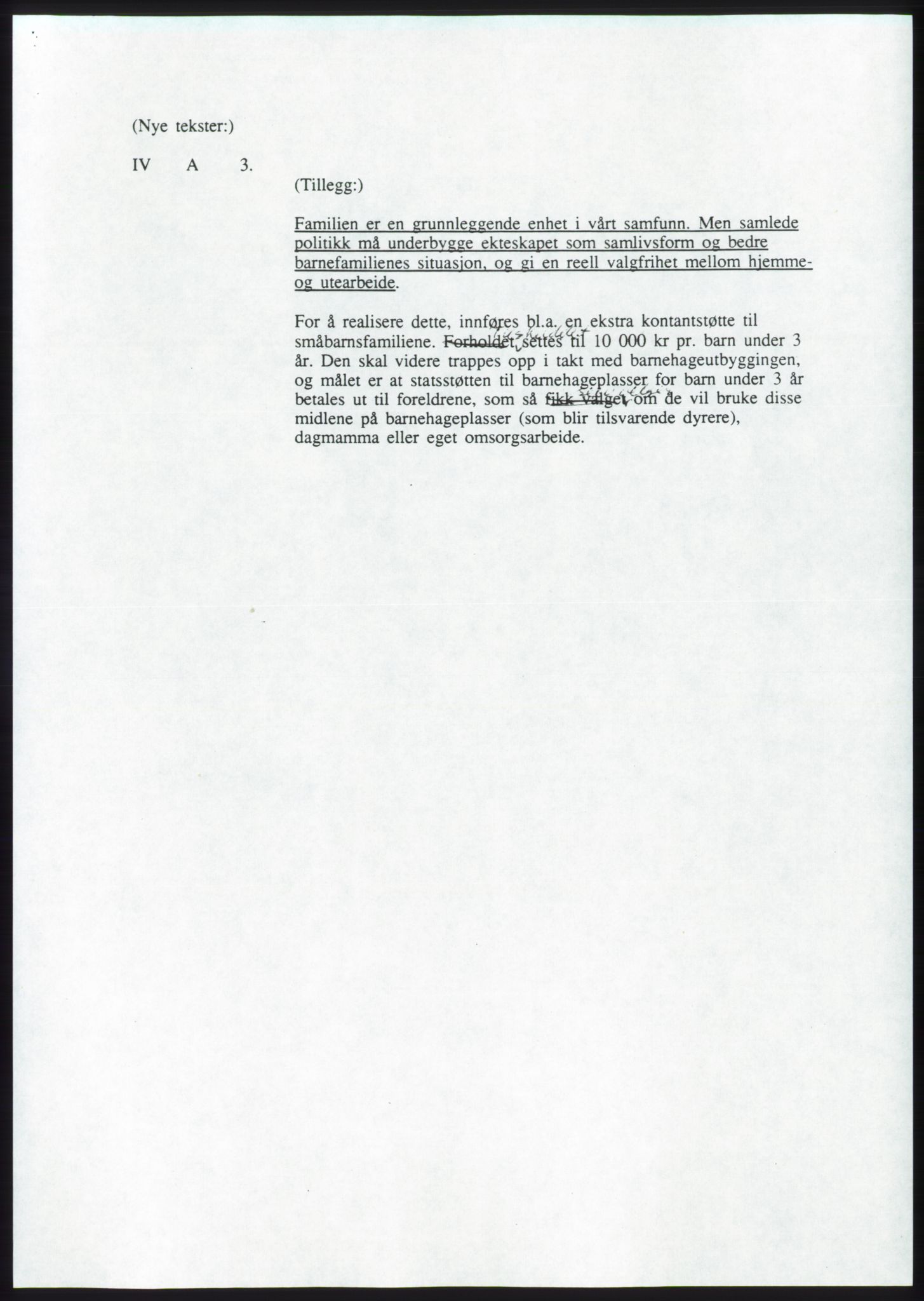 Forhandlingsmøtene 1989 mellom Høyre, KrF og Senterpartiet om dannelse av regjering, AV/RA-PA-0697/A/L0001: Forhandlingsprotokoll med vedlegg, 1989, p. 22