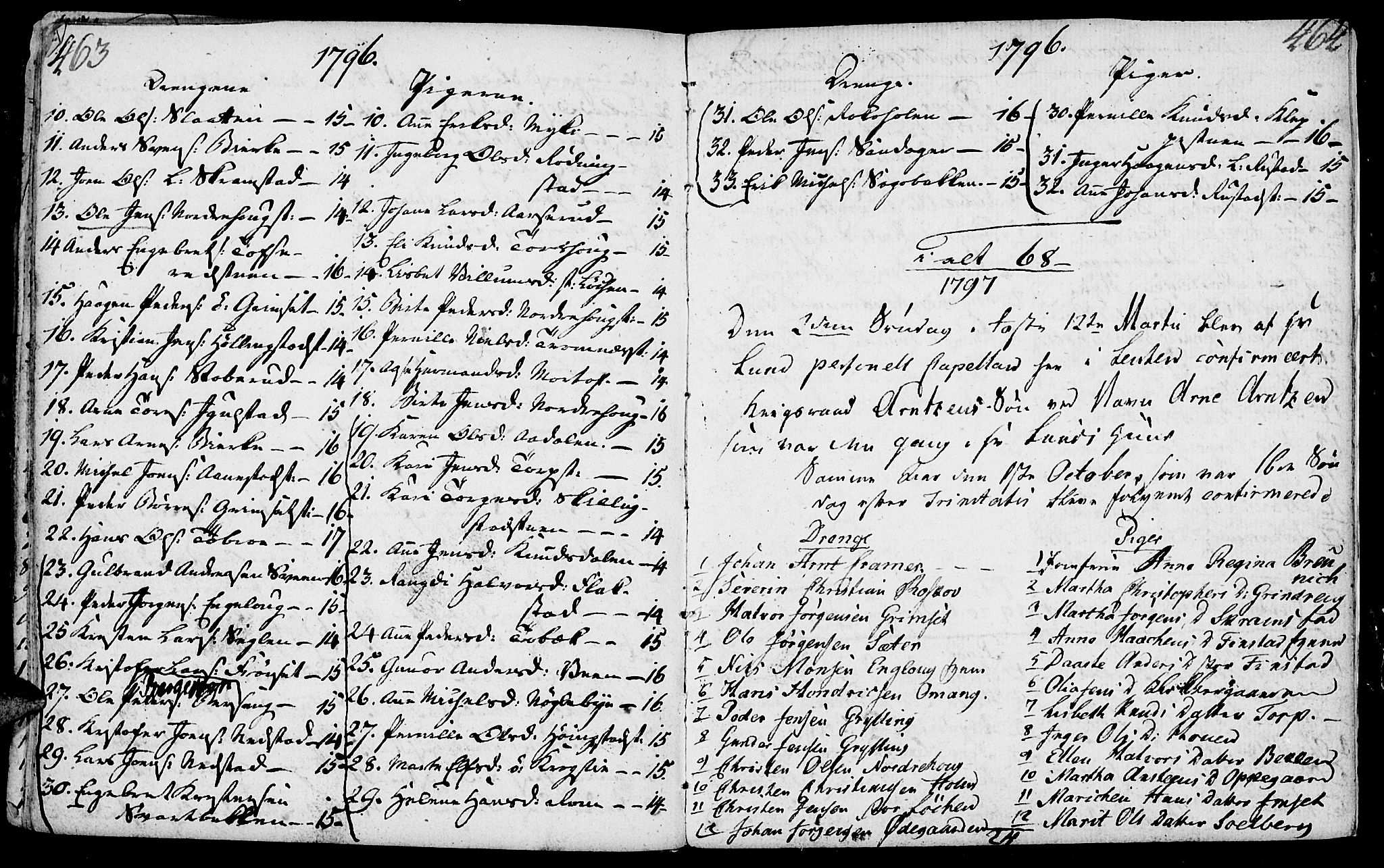 Løten prestekontor, AV/SAH-PREST-022/K/Ka/L0003: Parish register (official) no. 3, 1773-1800, p. 463-464
