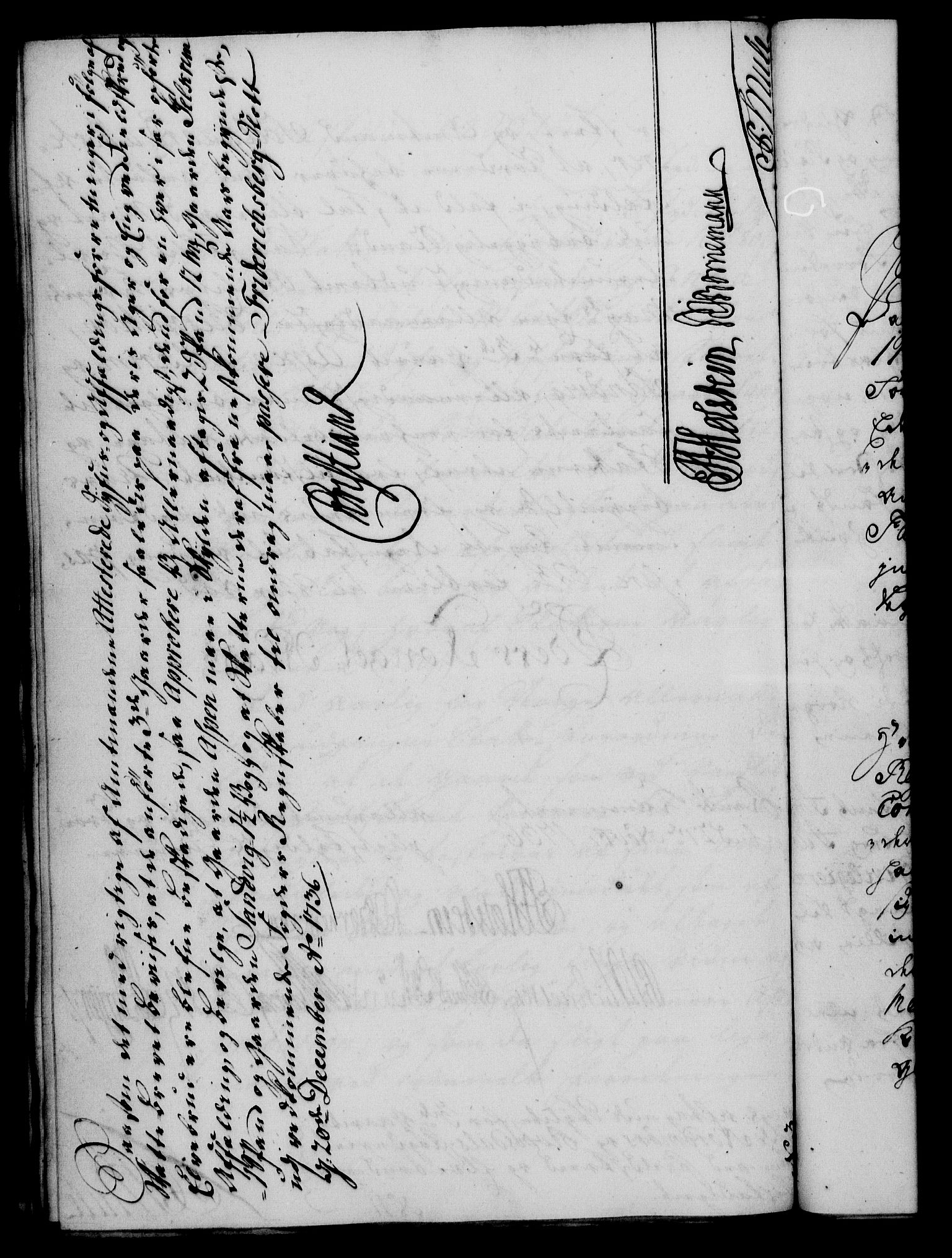 Rentekammeret, Kammerkanselliet, RA/EA-3111/G/Gf/Gfa/L0019: Norsk relasjons- og resolusjonsprotokoll (merket RK 52.19), 1736, p. 562