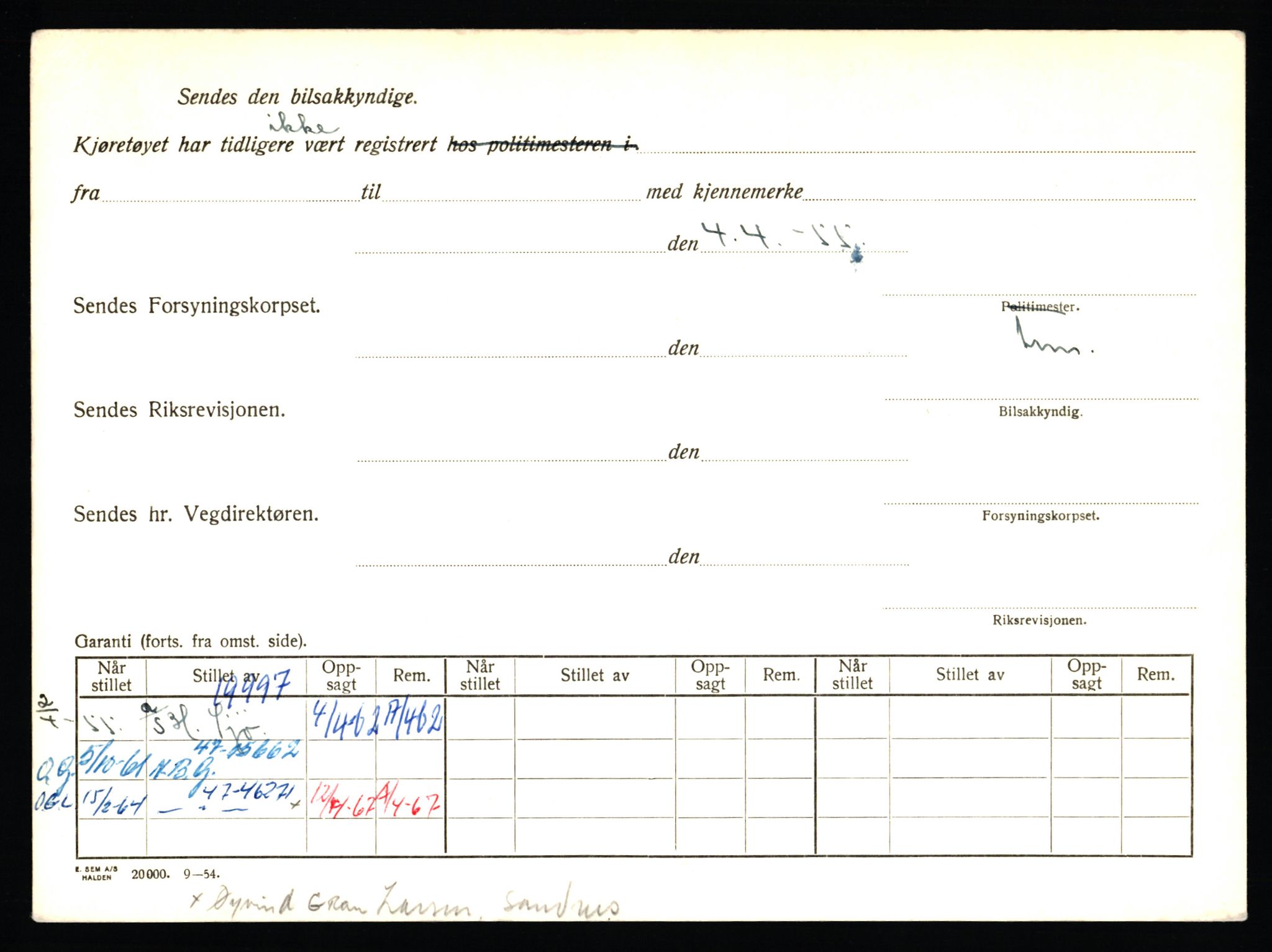 Stavanger trafikkstasjon, AV/SAST-A-101942/0/F/L0033: L-18150 - L-18599, 1930-1971, p. 1246