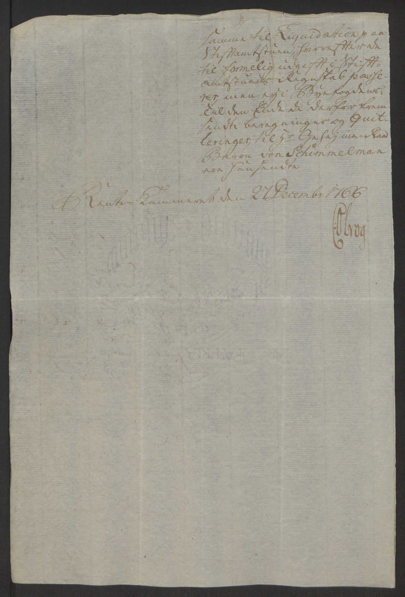 Rentekammeret inntil 1814, Reviderte regnskaper, Byregnskaper, RA/EA-4066/R/Rq/L0487/0004: [Q1] Kontribusjonsregnskap / Ekstraskatt, 1762-1772, p. 140