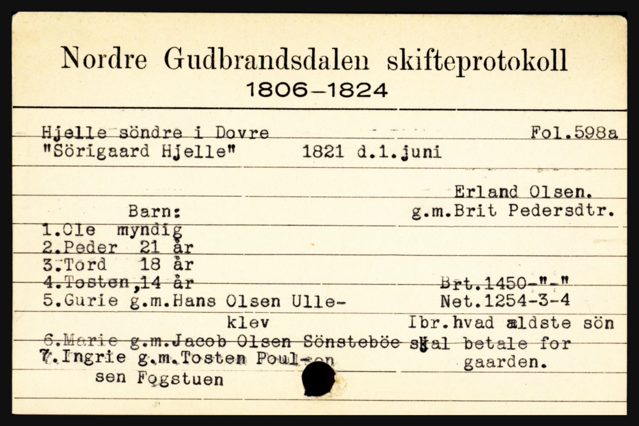 Nord-Gudbrandsdal tingrett, AV/SAH-TING-002/J, 1658-1900, p. 5189