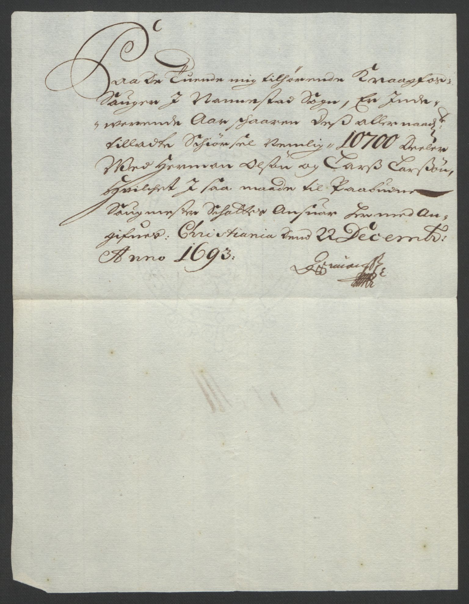 Rentekammeret inntil 1814, Reviderte regnskaper, Fogderegnskap, RA/EA-4092/R12/L0705: Fogderegnskap Øvre Romerike, 1693, p. 241