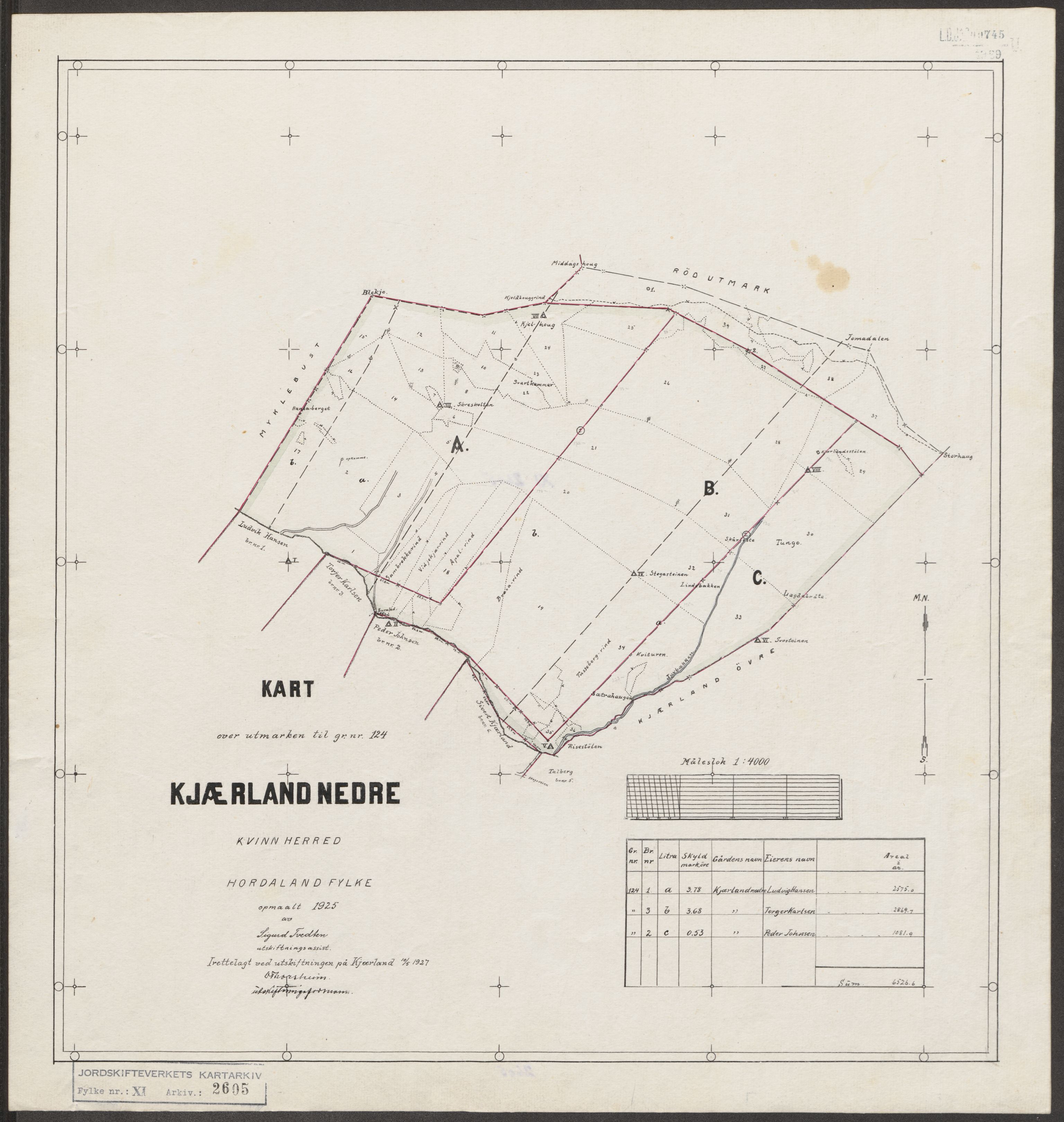 Jordskifteverkets kartarkiv, AV/RA-S-3929/T, 1859-1988, p. 2928