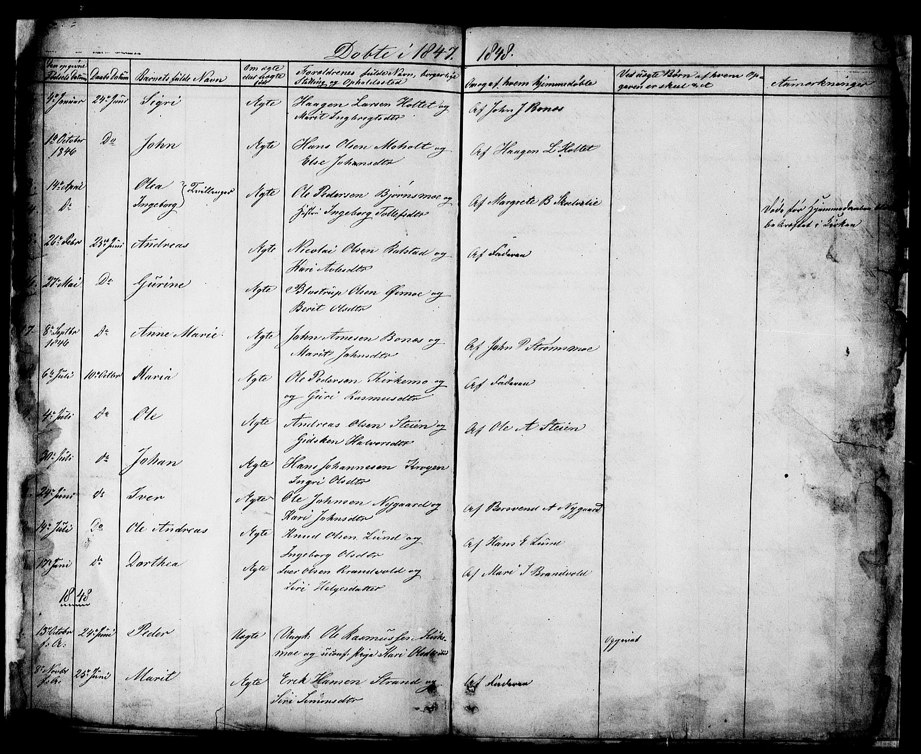 Målselv sokneprestembete, SATØ/S-1311/G/Ga/Gaa/L0002kirke: Parish register (official) no. 2, 1832-1850, p. 28-29