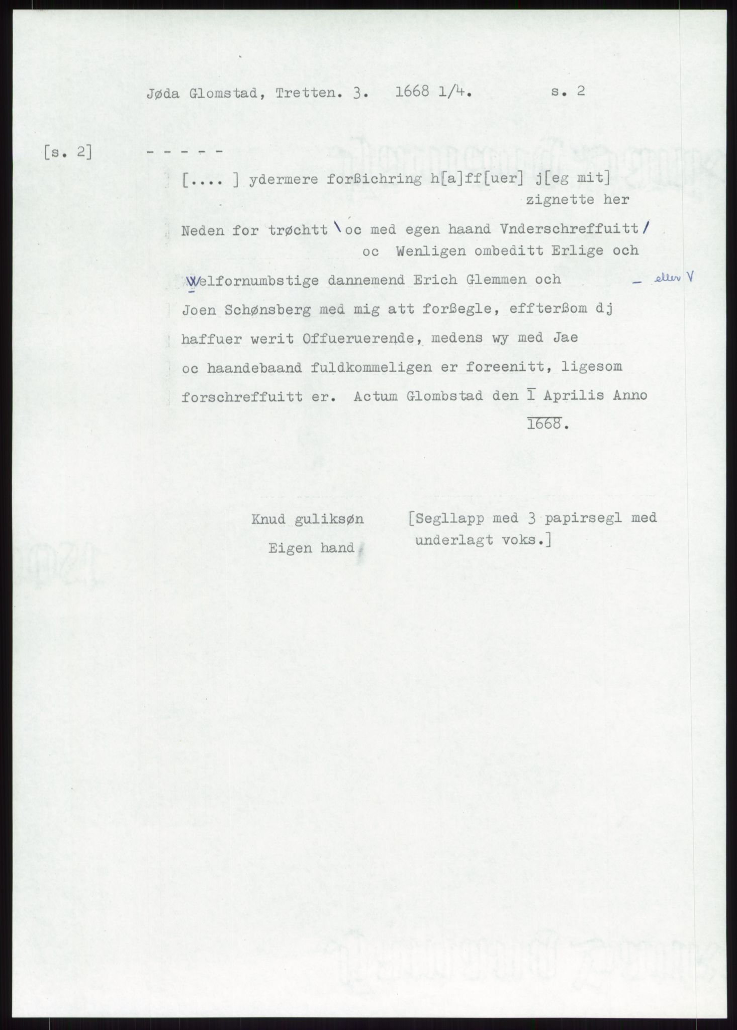 Samlinger til kildeutgivelse, Diplomavskriftsamlingen, RA/EA-4053/H/Ha, p. 2281
