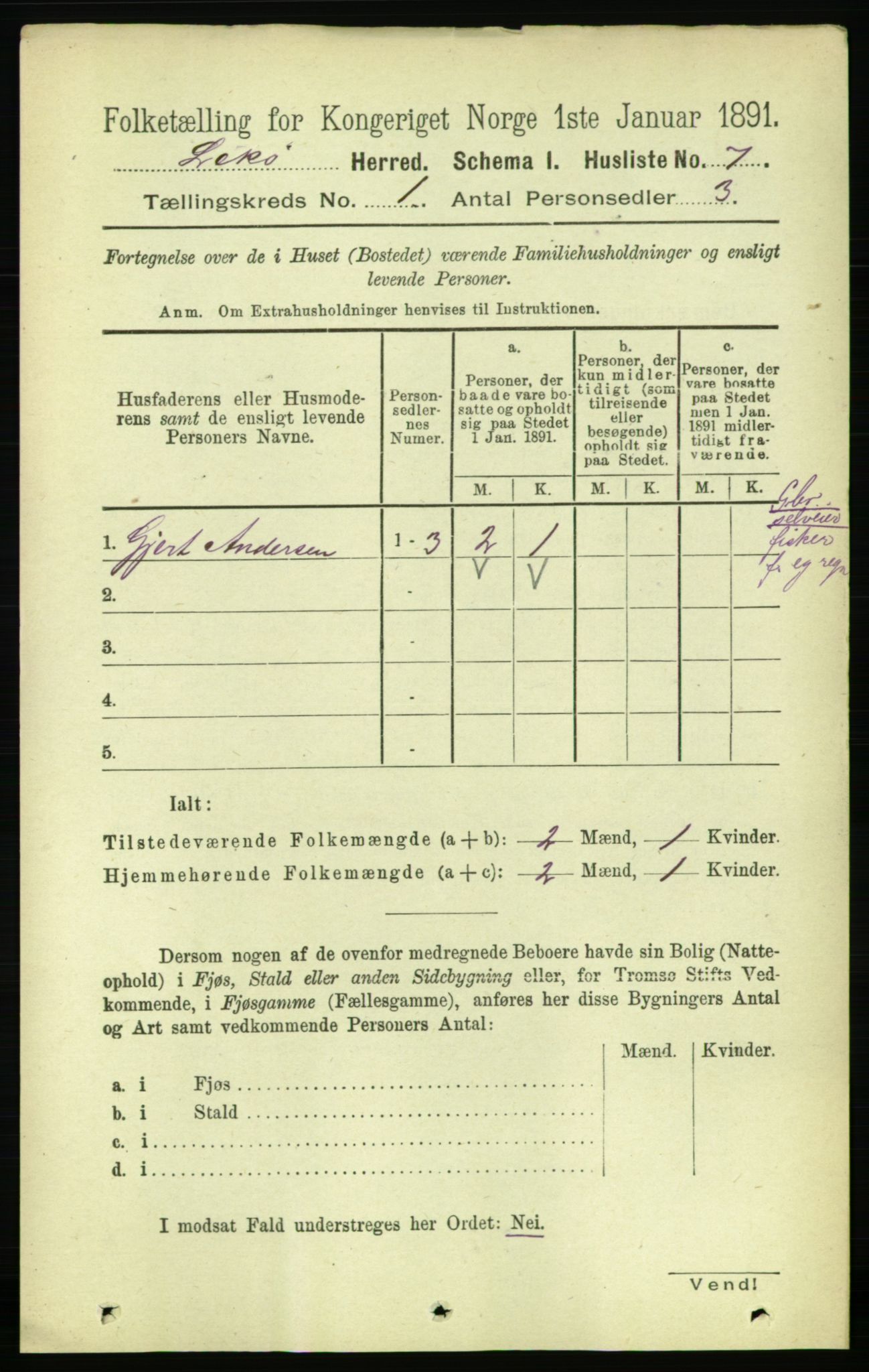 RA, 1891 census for 1755 Leka, 1891, p. 25