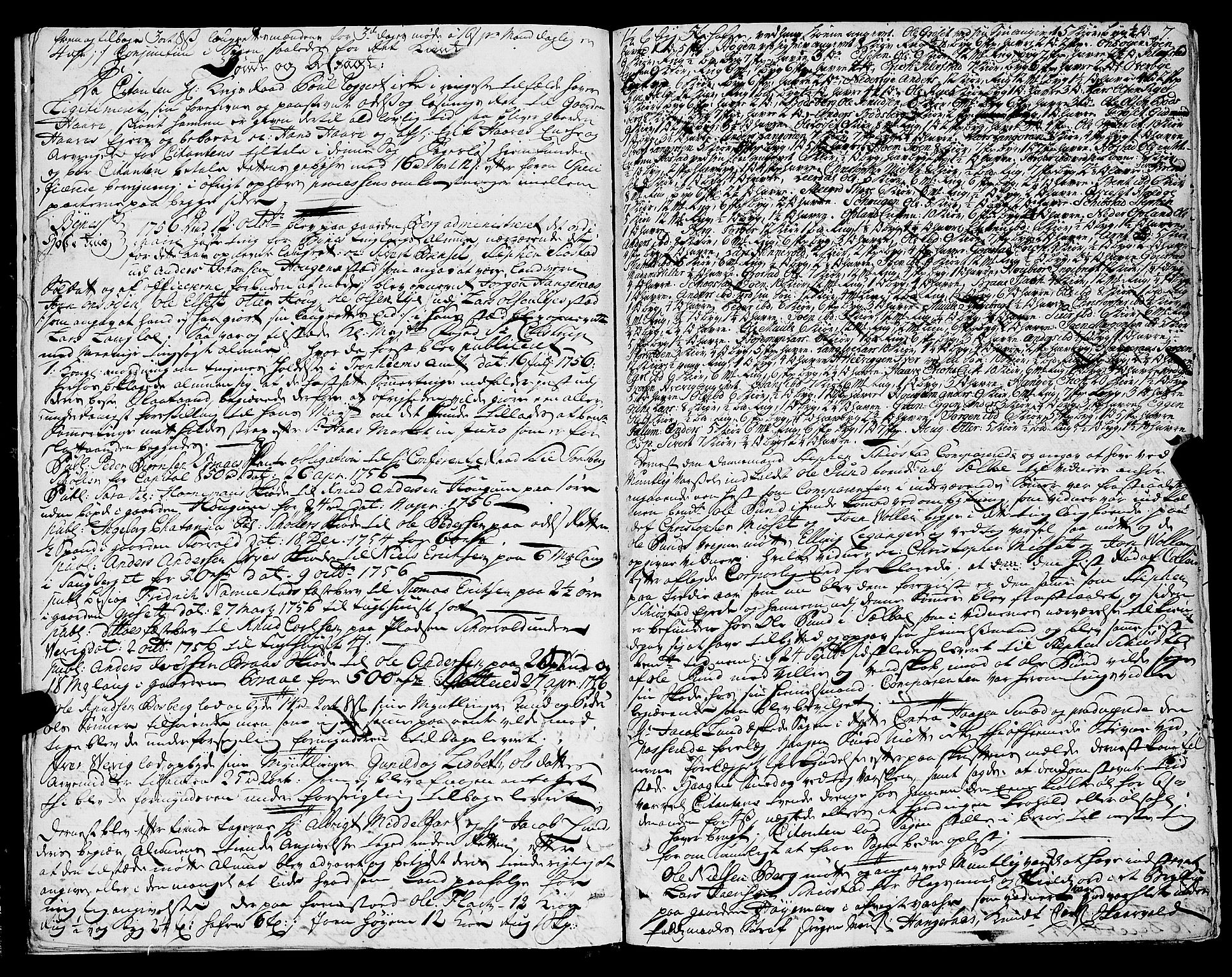 Strinda og Selbu sorenskriveri, AV/SAT-A-0015/1/1A/L0012: Tingbok 11, 1756-1772, p. 6b-7a