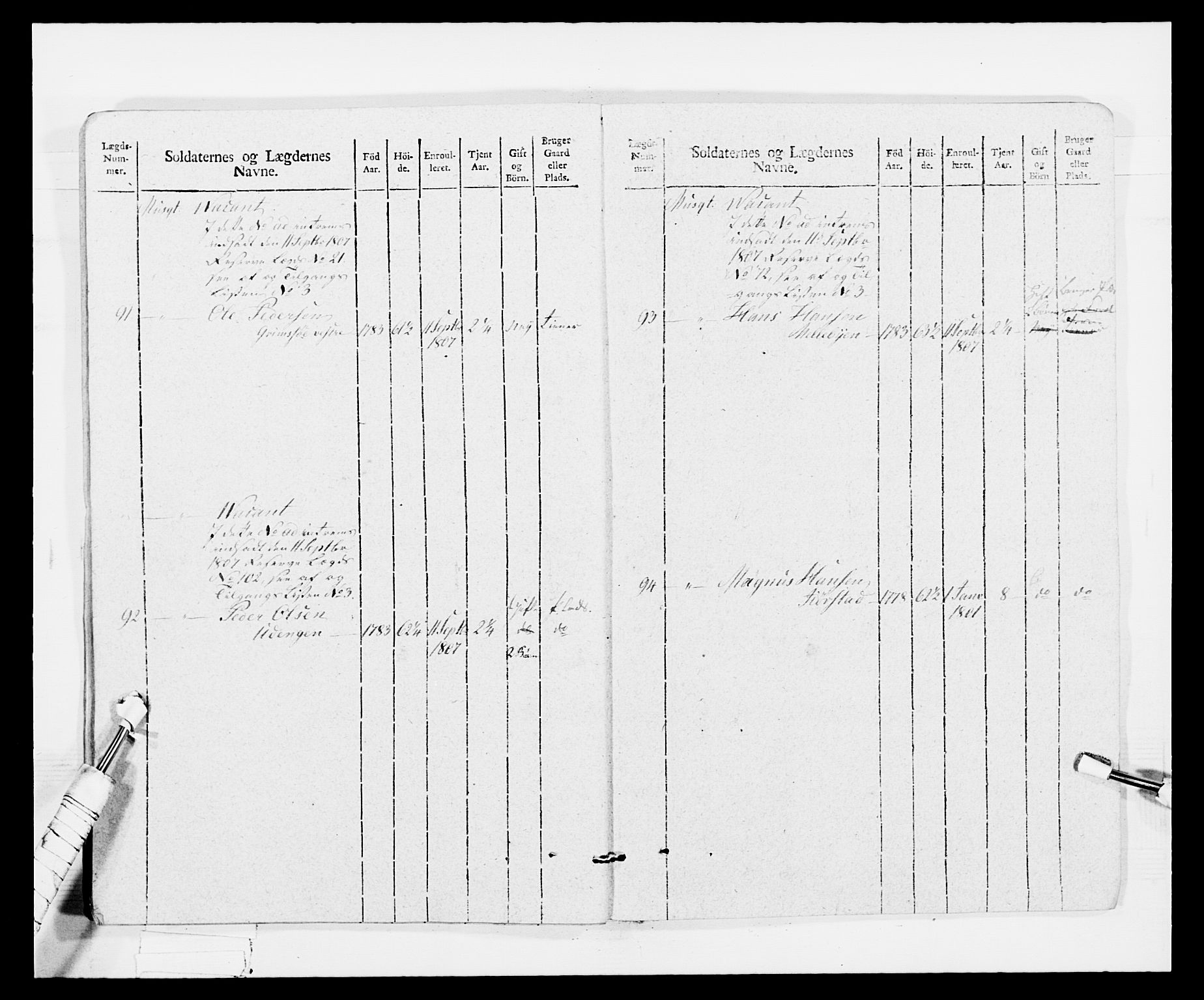 Generalitets- og kommissariatskollegiet, Det kongelige norske kommissariatskollegium, AV/RA-EA-5420/E/Eh/L0030b: Sønnafjelske gevorbne infanteriregiment, 1810, p. 92