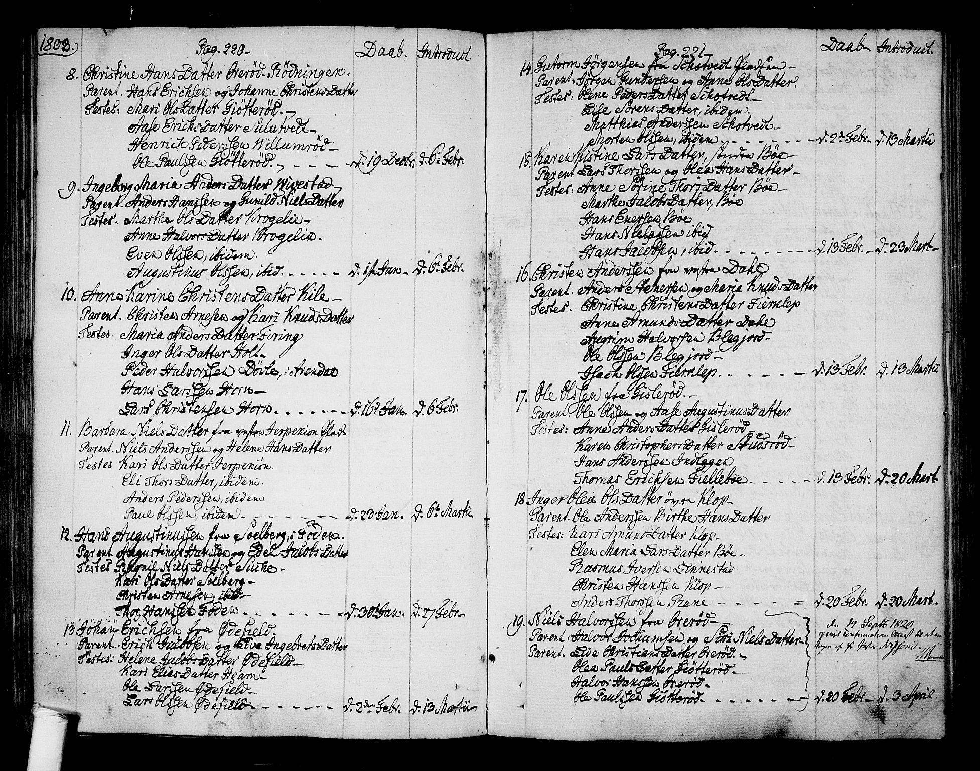 Ramnes kirkebøker, AV/SAKO-A-314/F/Fa/L0003: Parish register (official) no. I 3, 1790-1813, p. 220-221