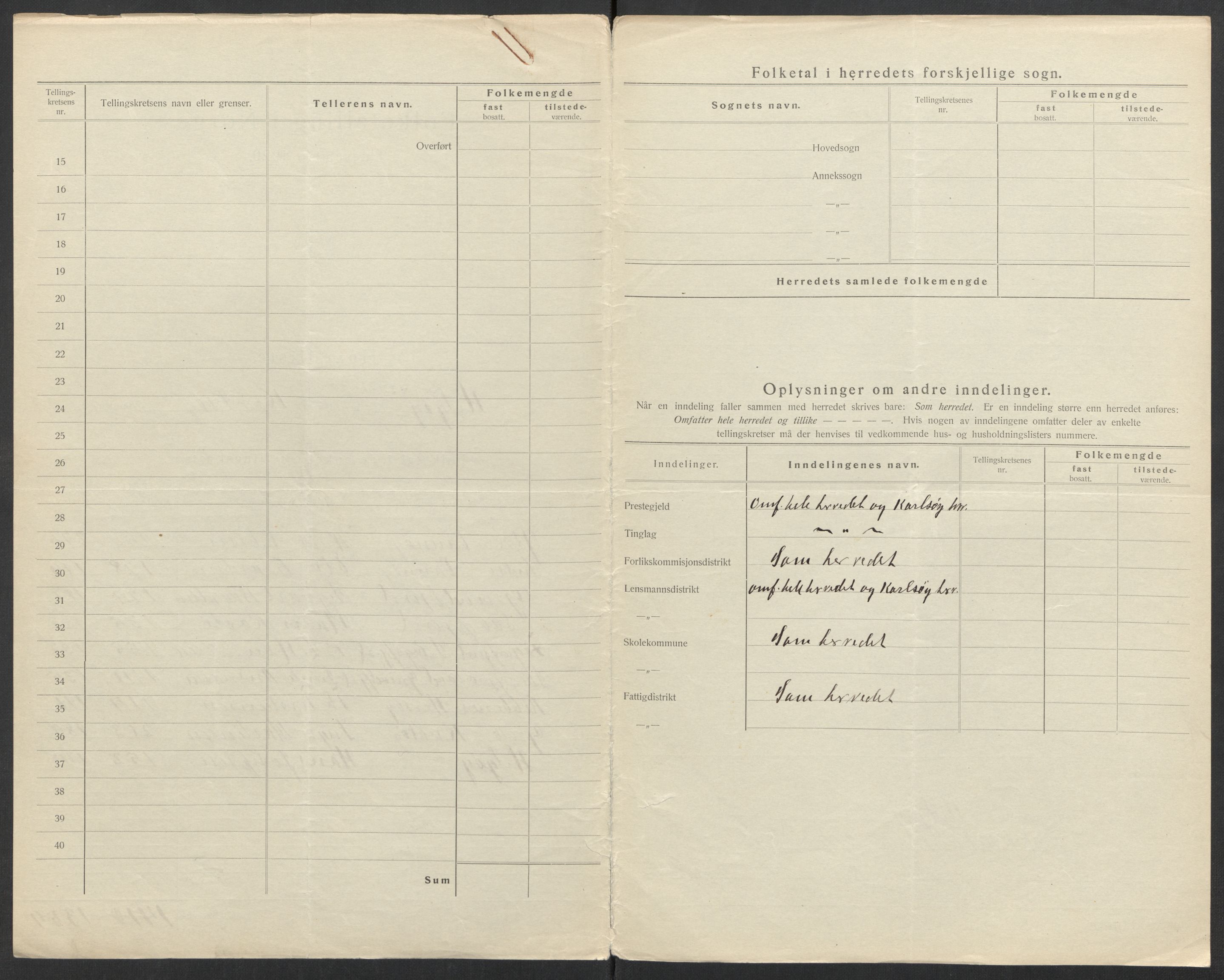 SATØ, 1920 census for Helgøy, 1920, p. 3