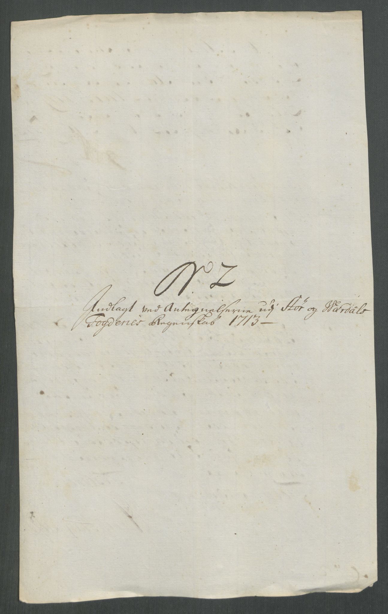 Rentekammeret inntil 1814, Reviderte regnskaper, Fogderegnskap, AV/RA-EA-4092/R62/L4203: Fogderegnskap Stjørdal og Verdal, 1713, p. 339