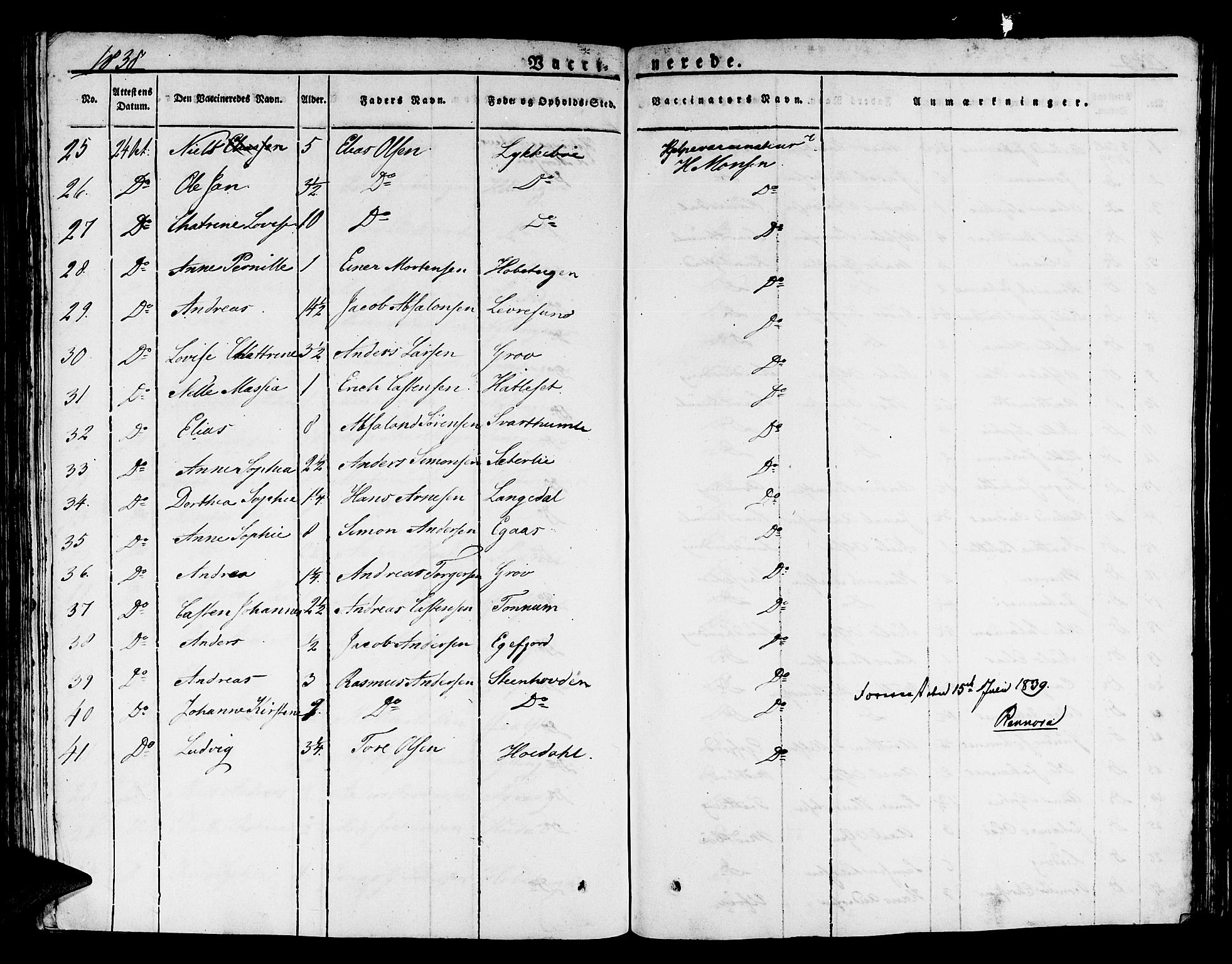 Kinn sokneprestembete, AV/SAB-A-80801/H/Haa/Haaa/L0004/0002: Parish register (official) no. A 4II, 1822-1840, p. 53