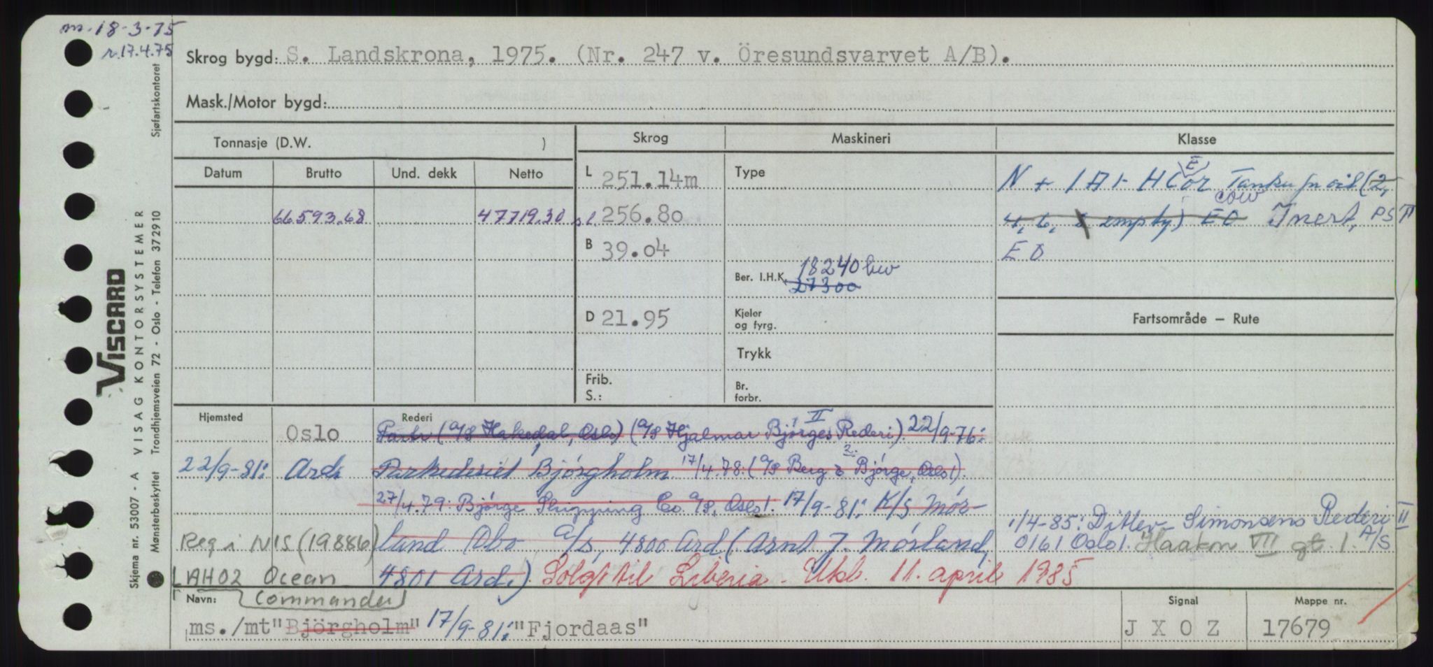 Sjøfartsdirektoratet med forløpere, Skipsmålingen, RA/S-1627/H/Hd/L0010: Fartøy, F-Fjø, p. 685