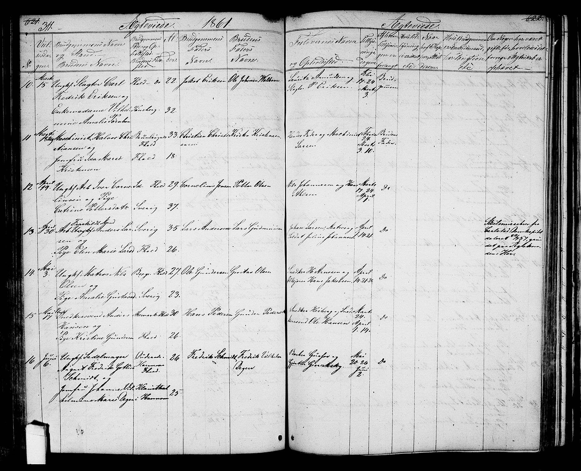 Halden prestekontor Kirkebøker, AV/SAO-A-10909/G/Ga/L0005a: Parish register (copy) no. 5A, 1855-1864, p. 311