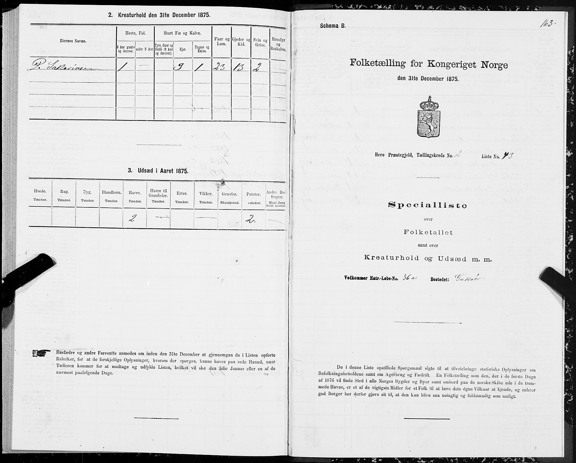 SAT, 1875 census for 1515P Herøy, 1875, p. 1163