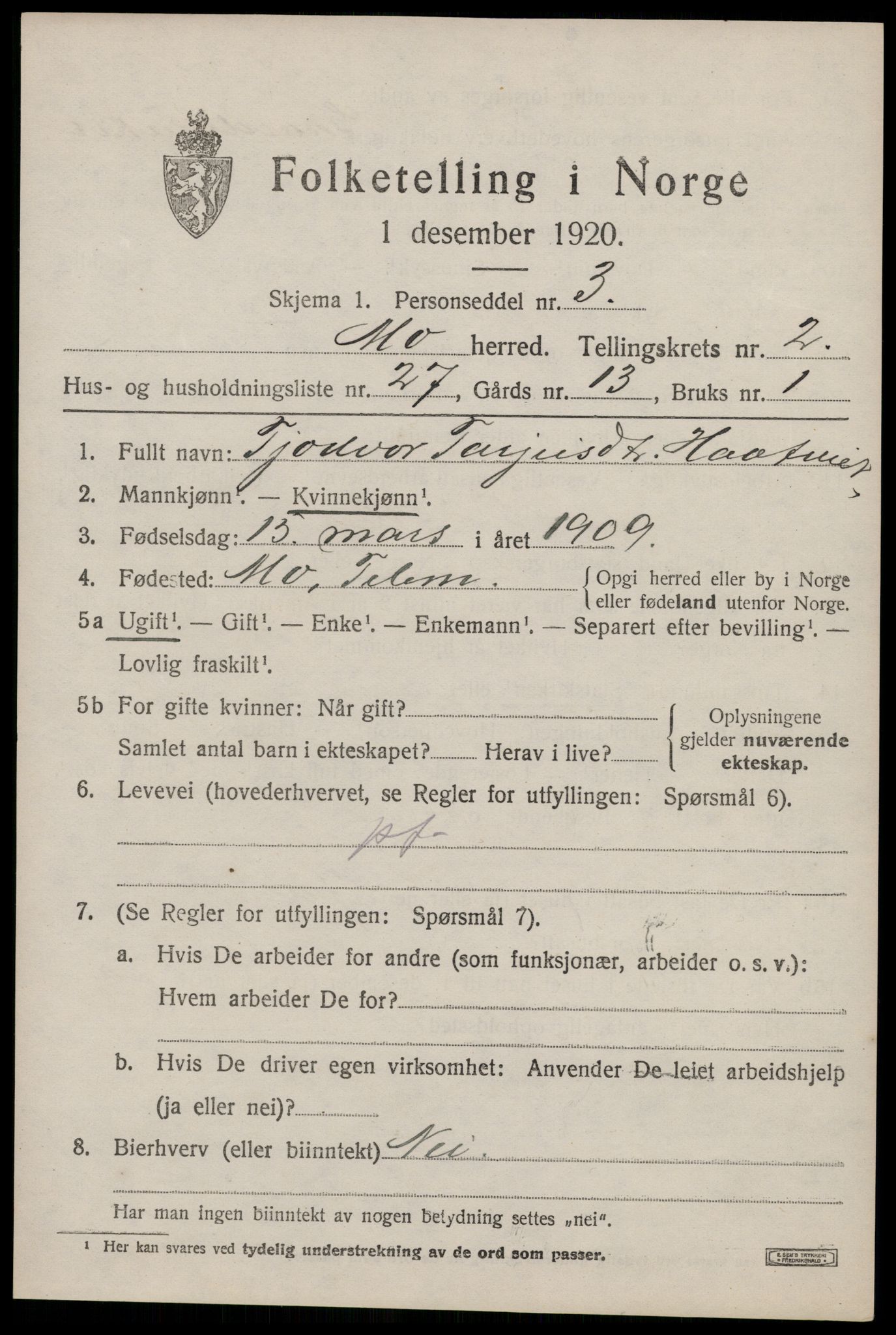 SAKO, 1920 census for Mo, 1920, p. 1376