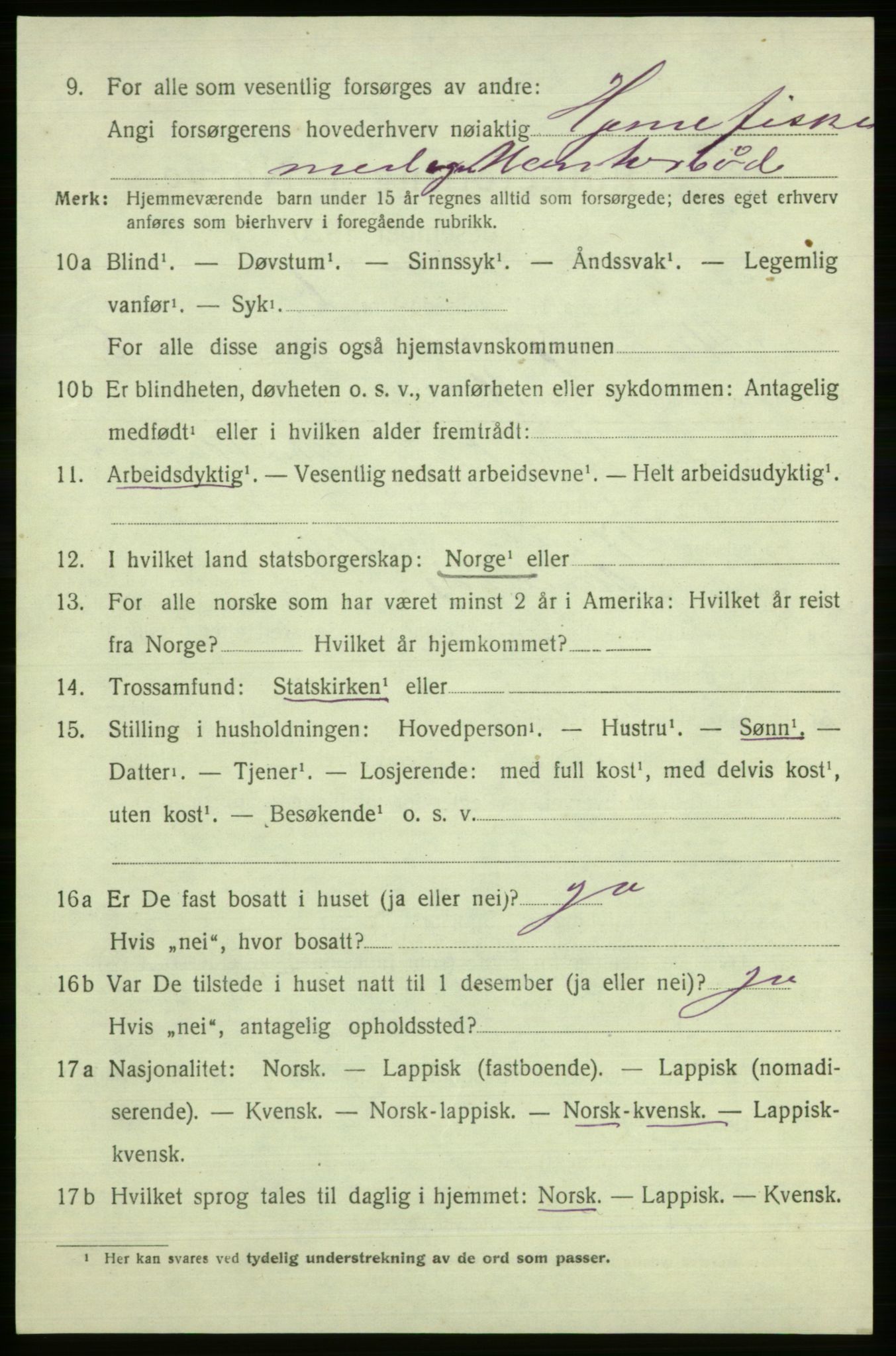 SATØ, 1920 census for Måsøy, 1920, p. 2643