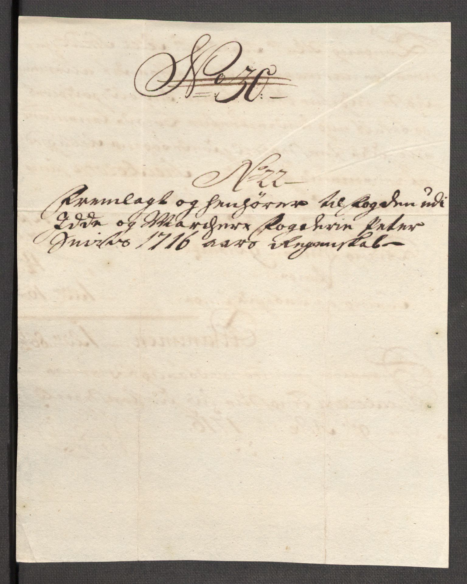 Rentekammeret inntil 1814, Reviderte regnskaper, Fogderegnskap, AV/RA-EA-4092/R01/L0023: Fogderegnskap Idd og Marker, 1715-1716, p. 346