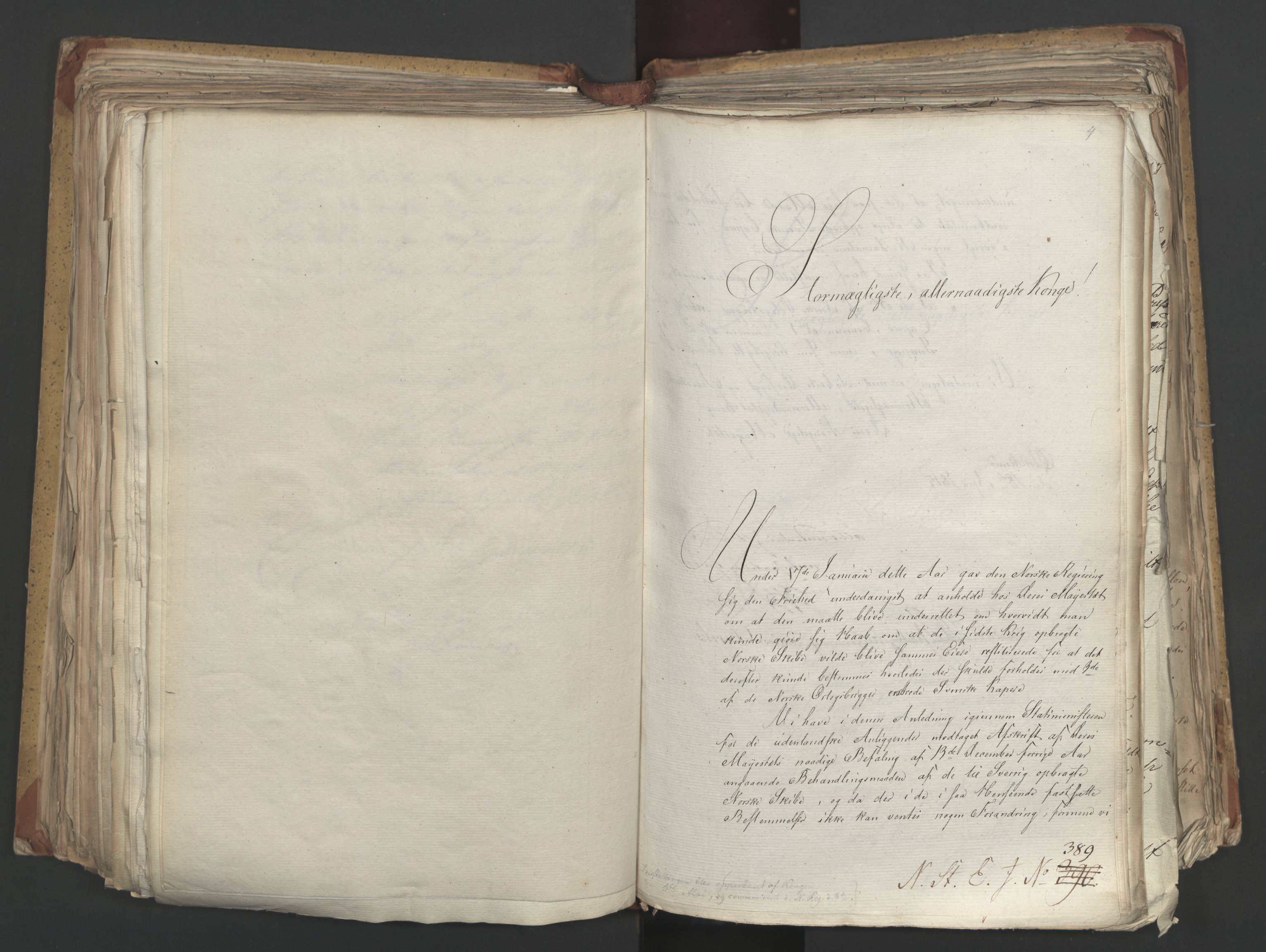 Statsrådsavdelingen i Stockholm, AV/RA-S-1003/D/Da/L0002: Regjeringsinnstillinger nr. 263-518, 1815, p. 277