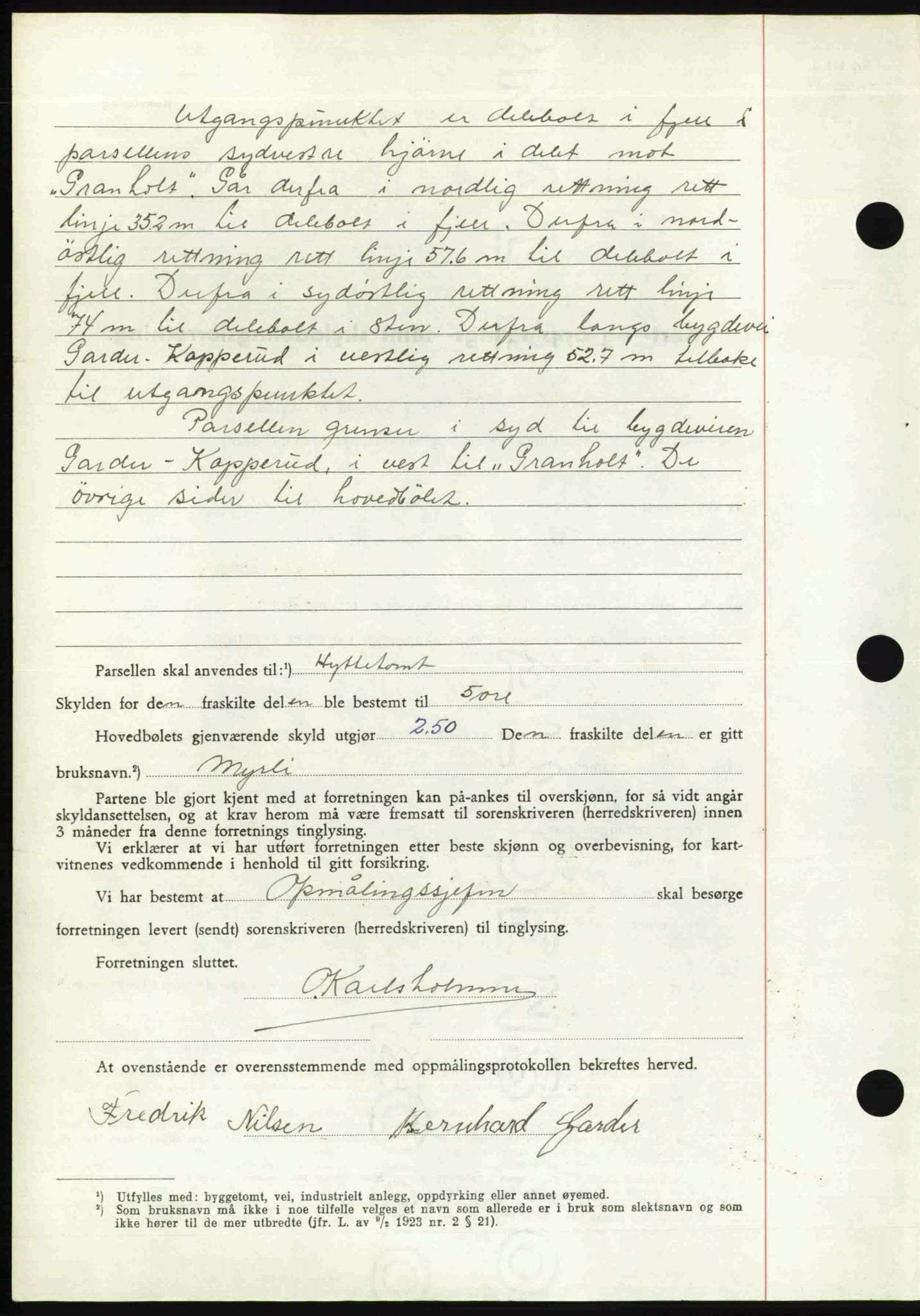 Follo sorenskriveri, SAO/A-10274/G/Ga/Gaa/L0085: Mortgage book no. I 85, 1948-1948, Diary no: : 3768/1948