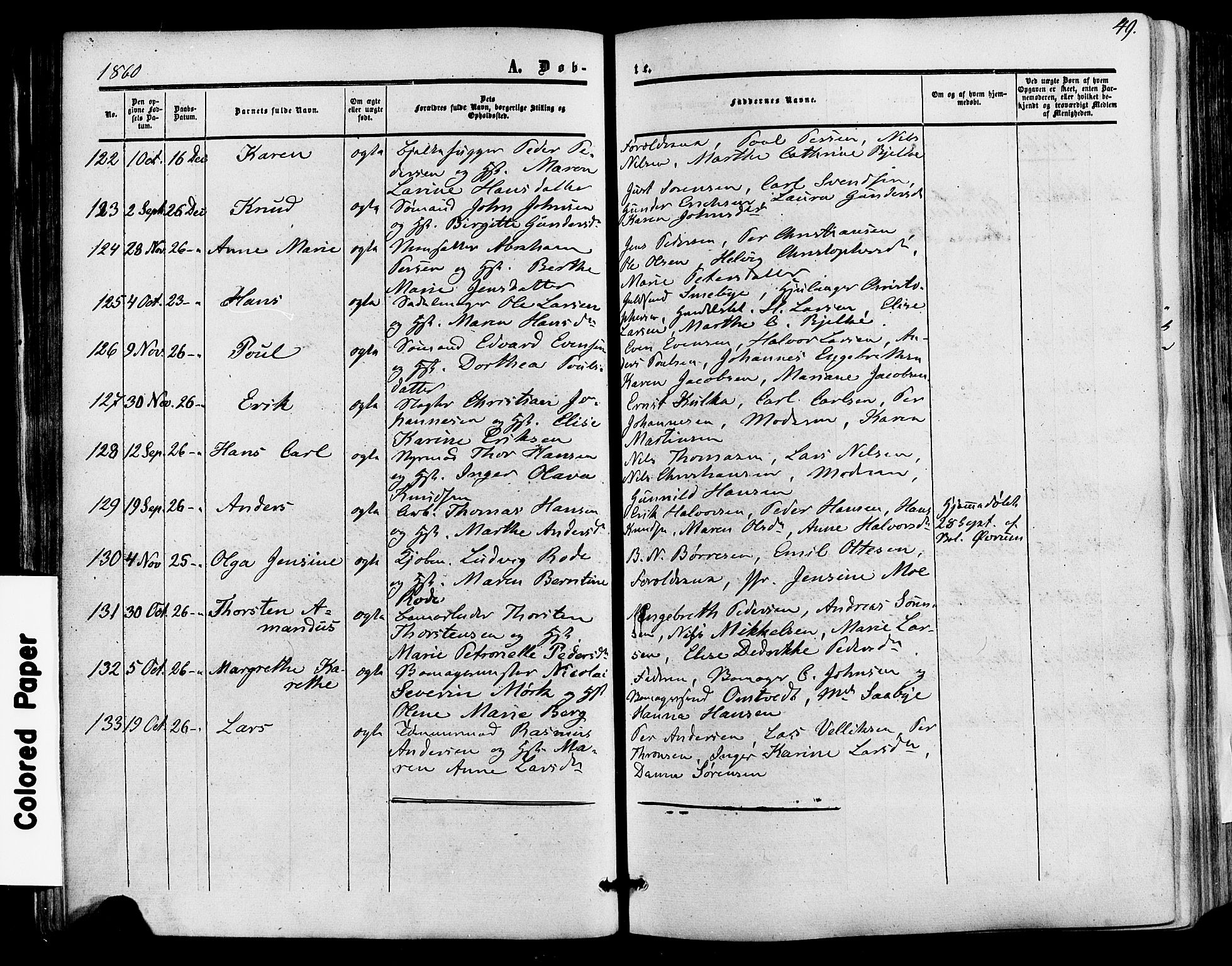 Skien kirkebøker, SAKO/A-302/F/Fa/L0007: Parish register (official) no. 7, 1856-1865, p. 49