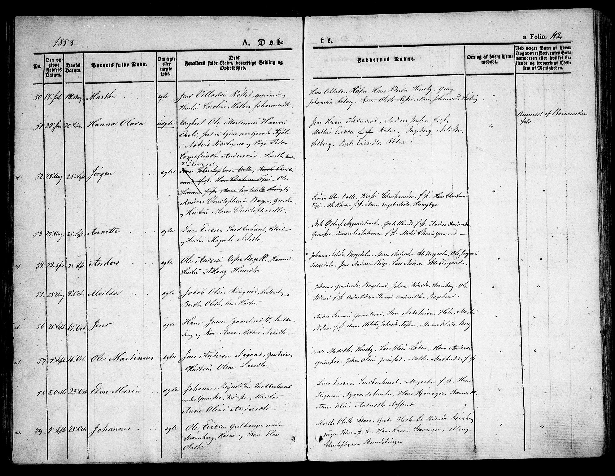 Råde prestekontor kirkebøker, AV/SAO-A-2009/F/Fa/L0005: Parish register (official) no. 5, 1830-1853, p. 112