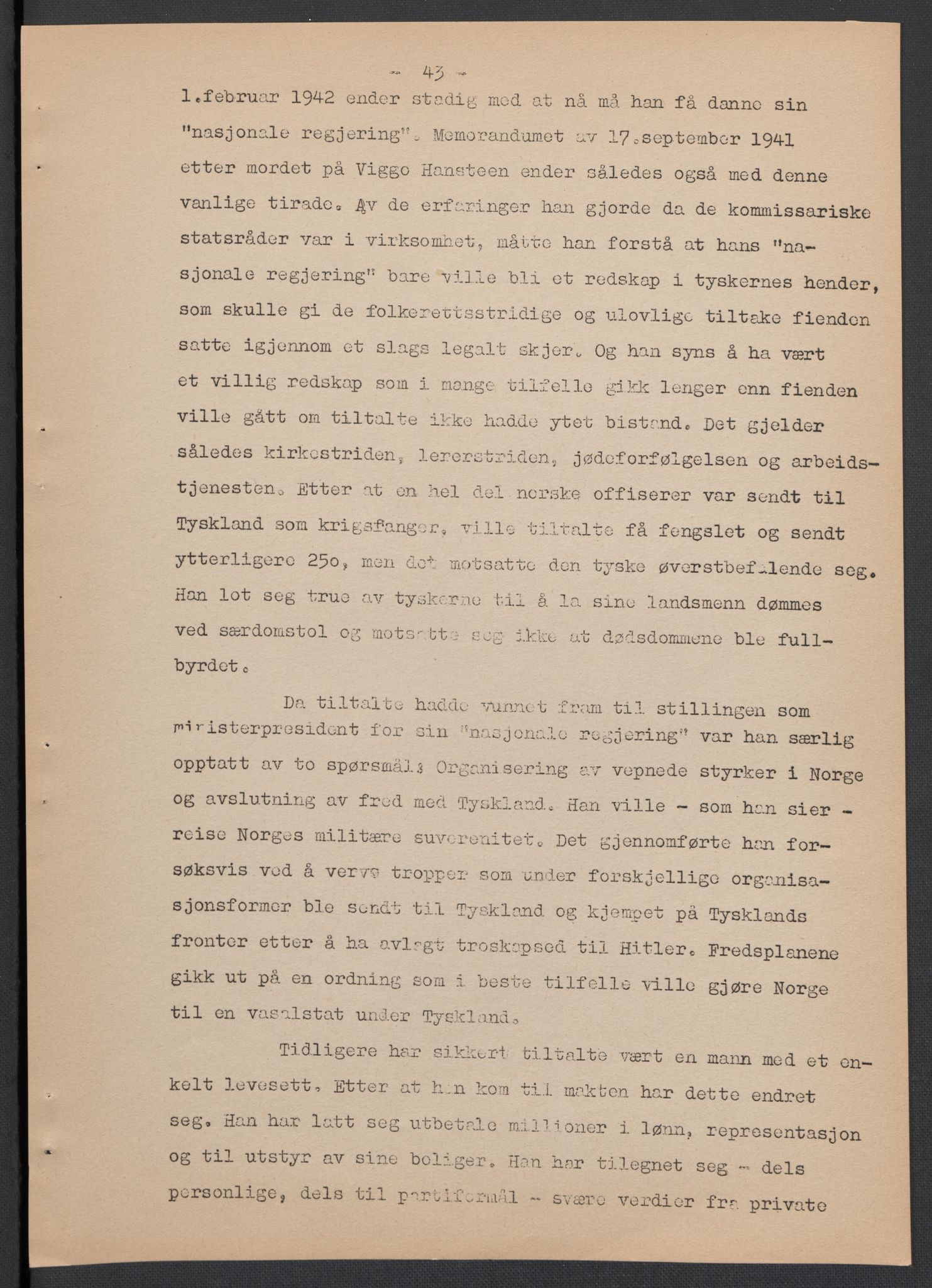 Landssvikarkivet, Oslo politikammer, AV/RA-S-3138-01/D/Da/L0003: Dnr. 29, 1945, p. 3466