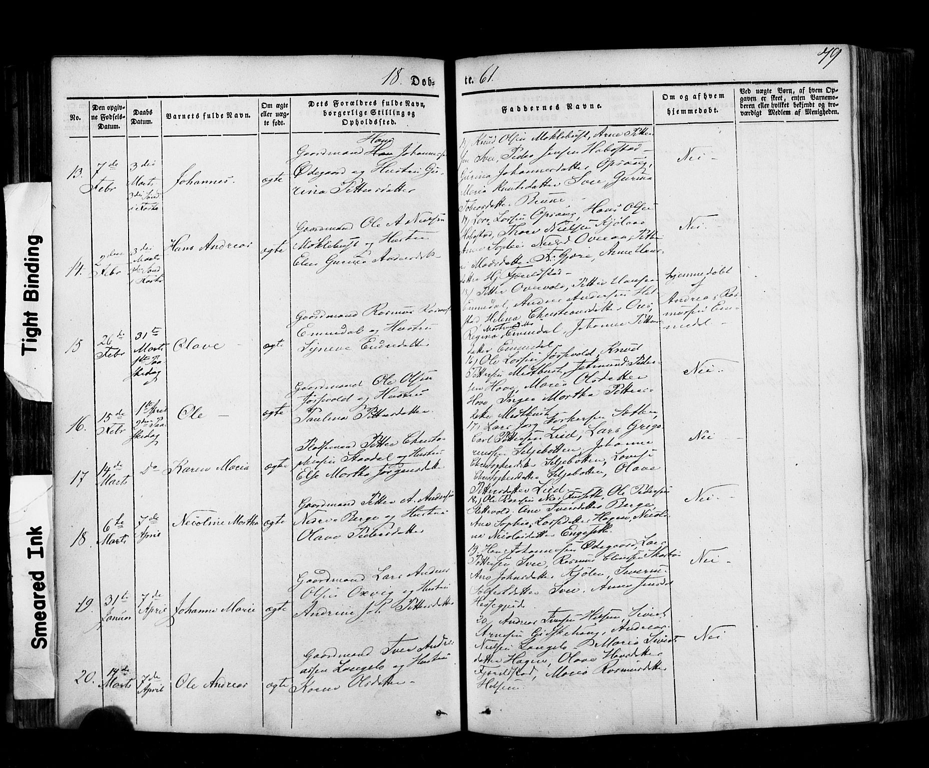 Ministerialprotokoller, klokkerbøker og fødselsregistre - Møre og Romsdal, AV/SAT-A-1454/520/L0275: Parish register (official) no. 520A05, 1844-1881, p. 79