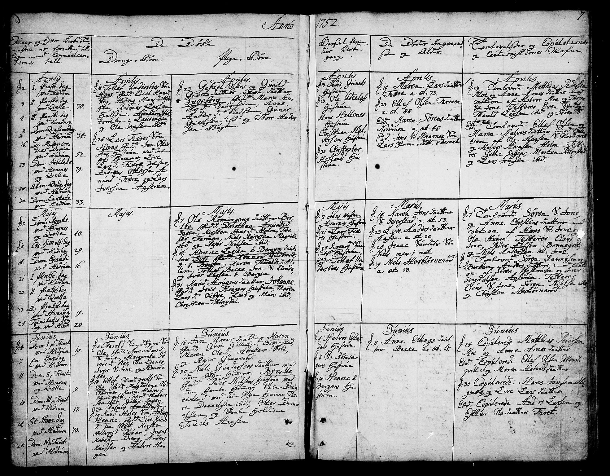 Hedrum kirkebøker, AV/SAKO-A-344/F/Fa/L0001: Parish register (official) no. I 1, 1751-1785, p. 7