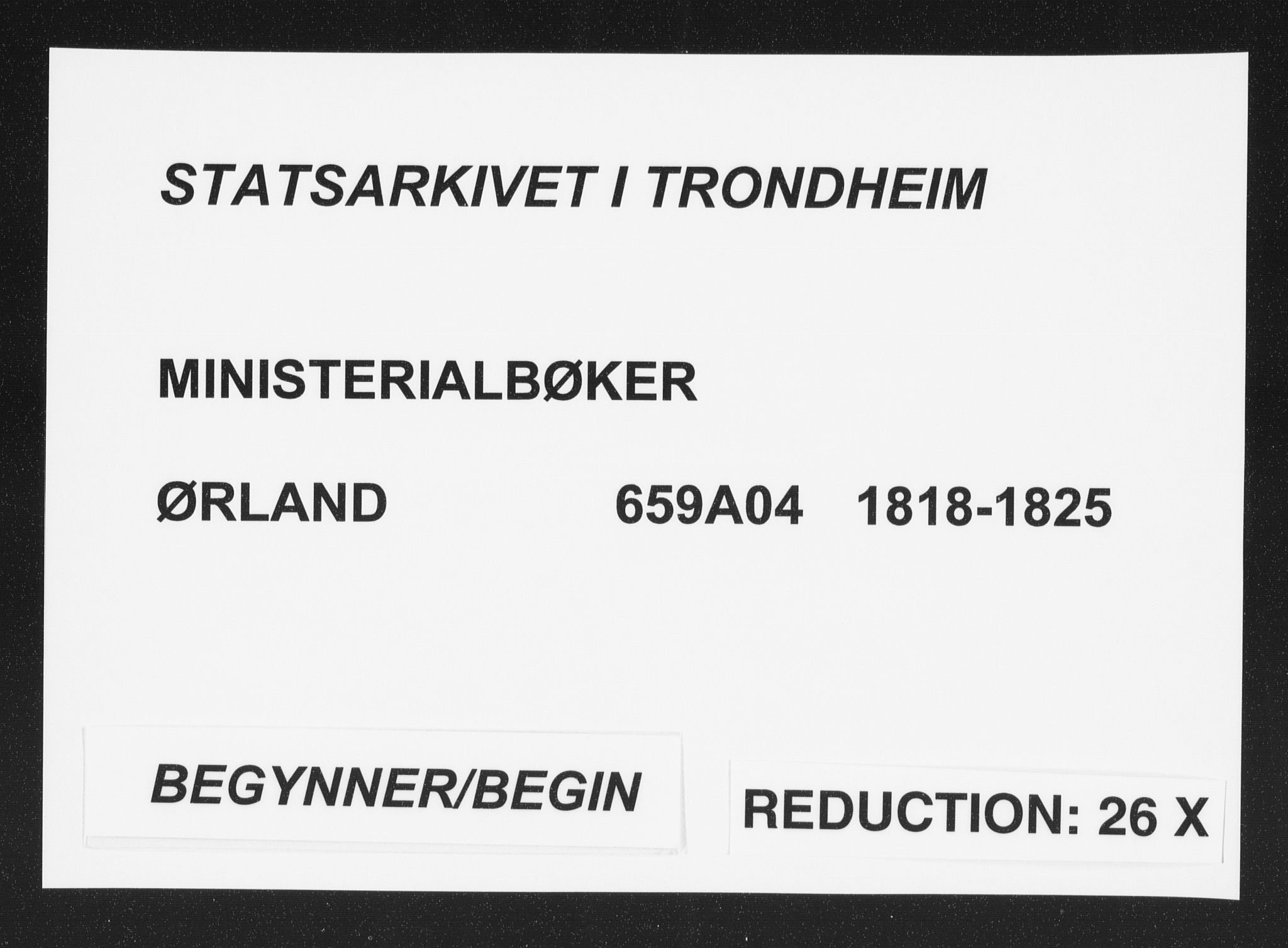 Ministerialprotokoller, klokkerbøker og fødselsregistre - Sør-Trøndelag, SAT/A-1456/659/L0734: Parish register (official) no. 659A04, 1818-1825