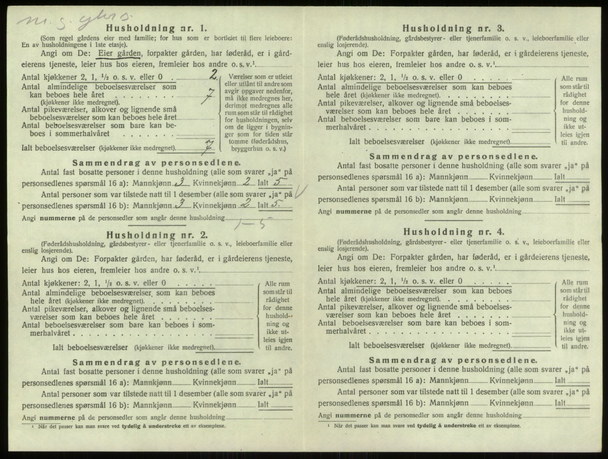 SAO, 1920 census for Berg, 1920, p. 1027